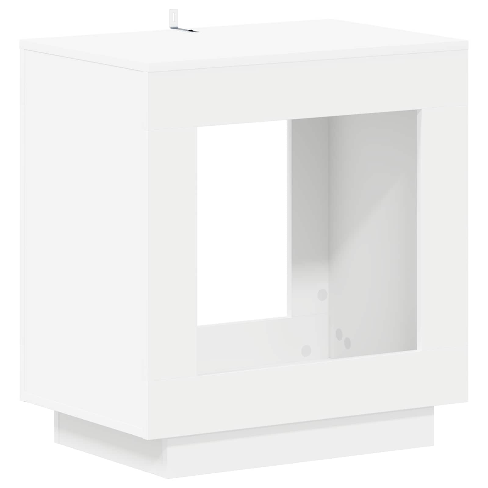 vidaXL Bijzettafel Wit 60 x 40 x 65 cm Geconstrueerd hout
