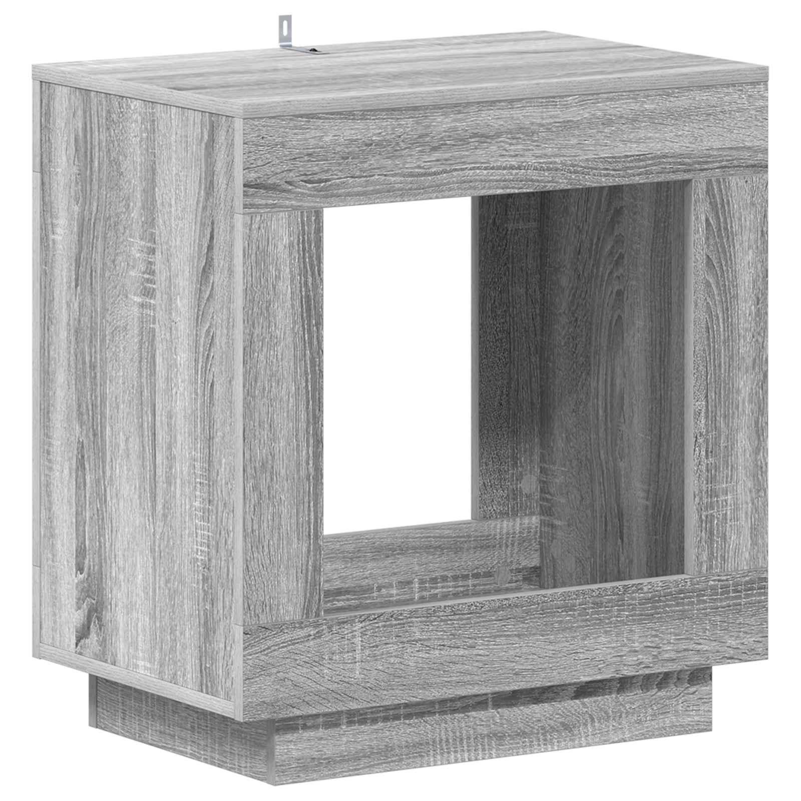 vidaXL Bijzettafel Wit 60 x 40 x 65 cm Geconstrueerd hout