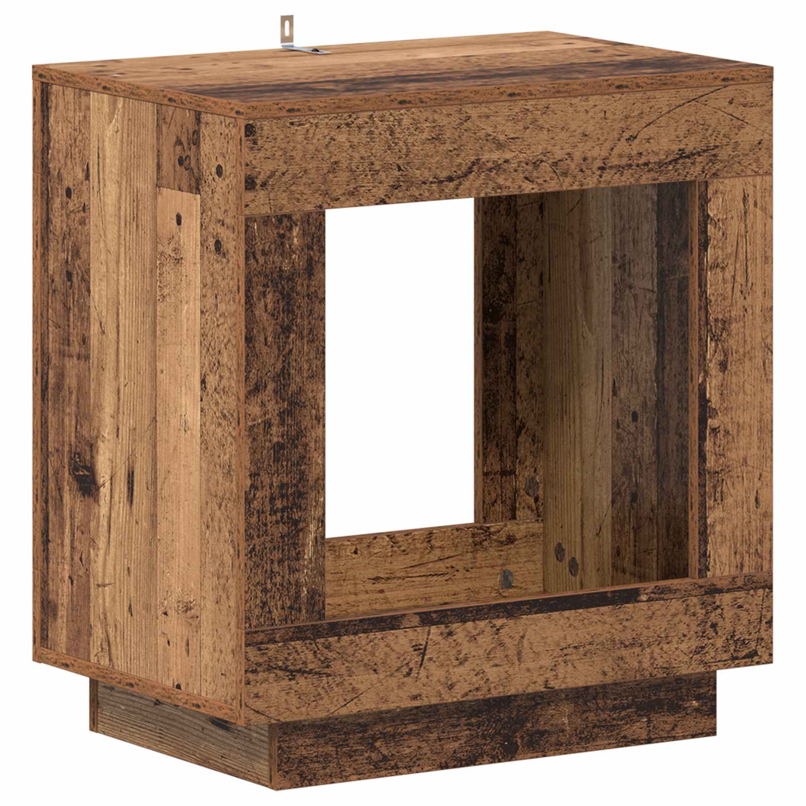 vidaXL Bijzettafel Wit 60 x 40 x 65 cm Geconstrueerd hout