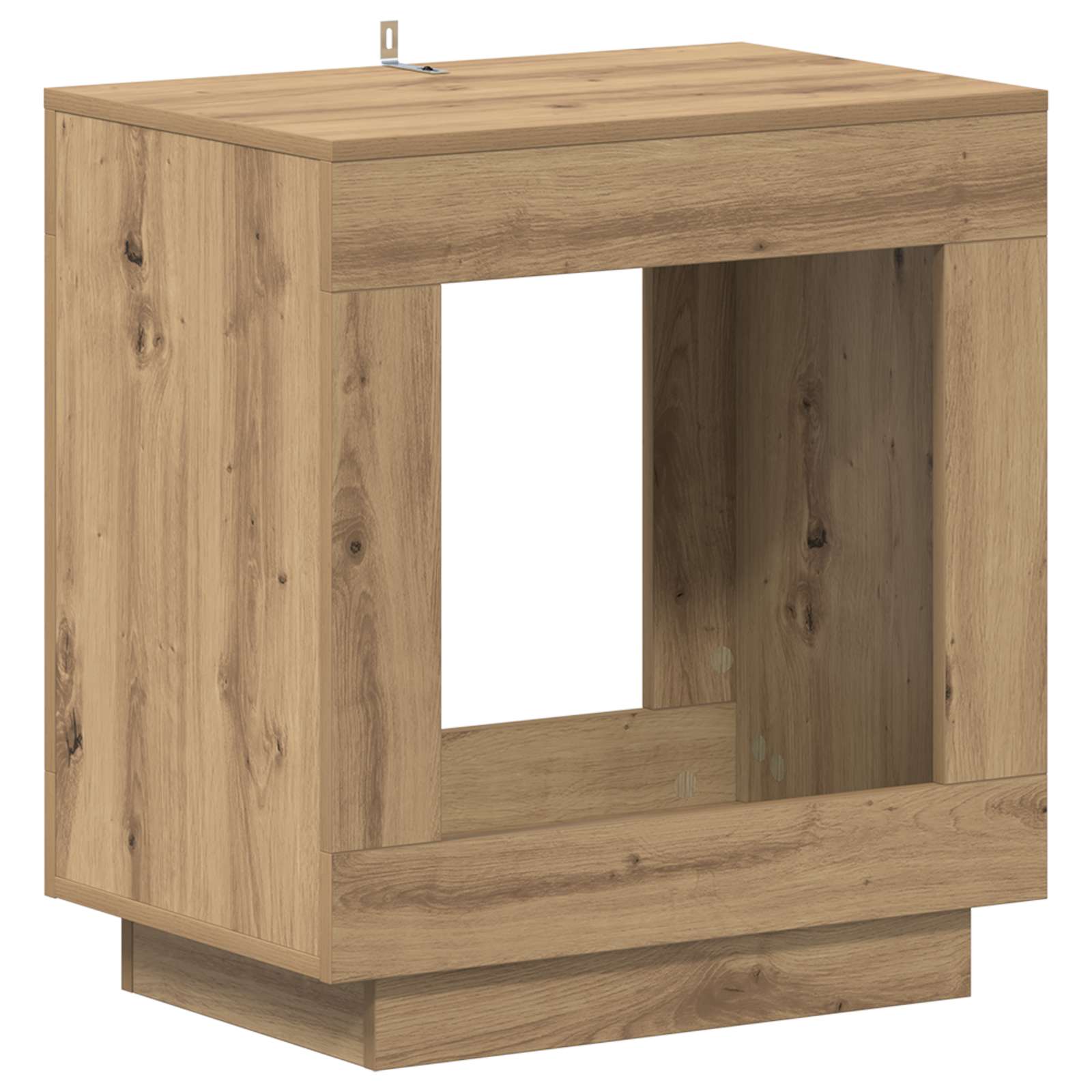 vidaXL Bijzettafel Wit 60 x 40 x 65 cm Geconstrueerd hout