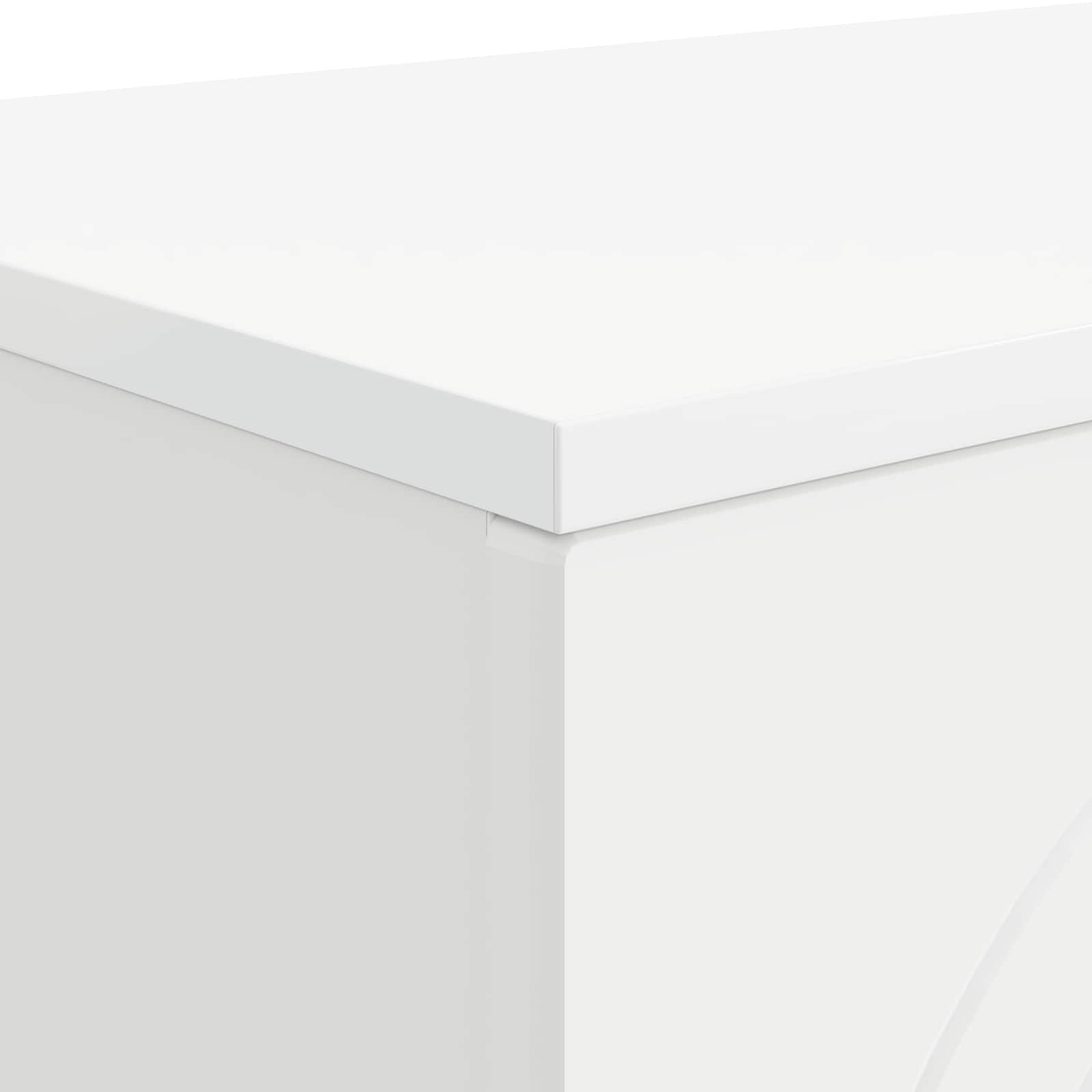 vidaXL Salontafel Wit 102 x 35 x 75 cm Bewerkt hout