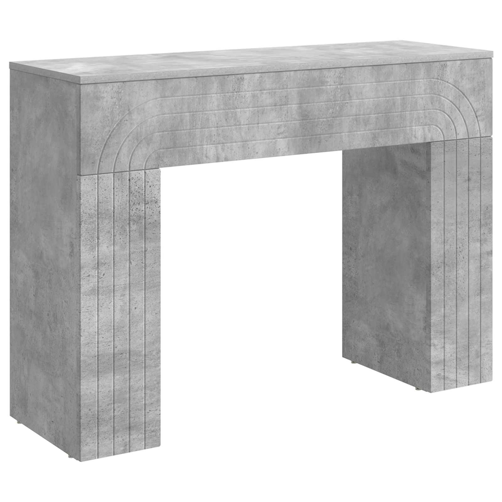 vidaXL Salontafel Wit 102 x 35 x 75 cm Bewerkt hout