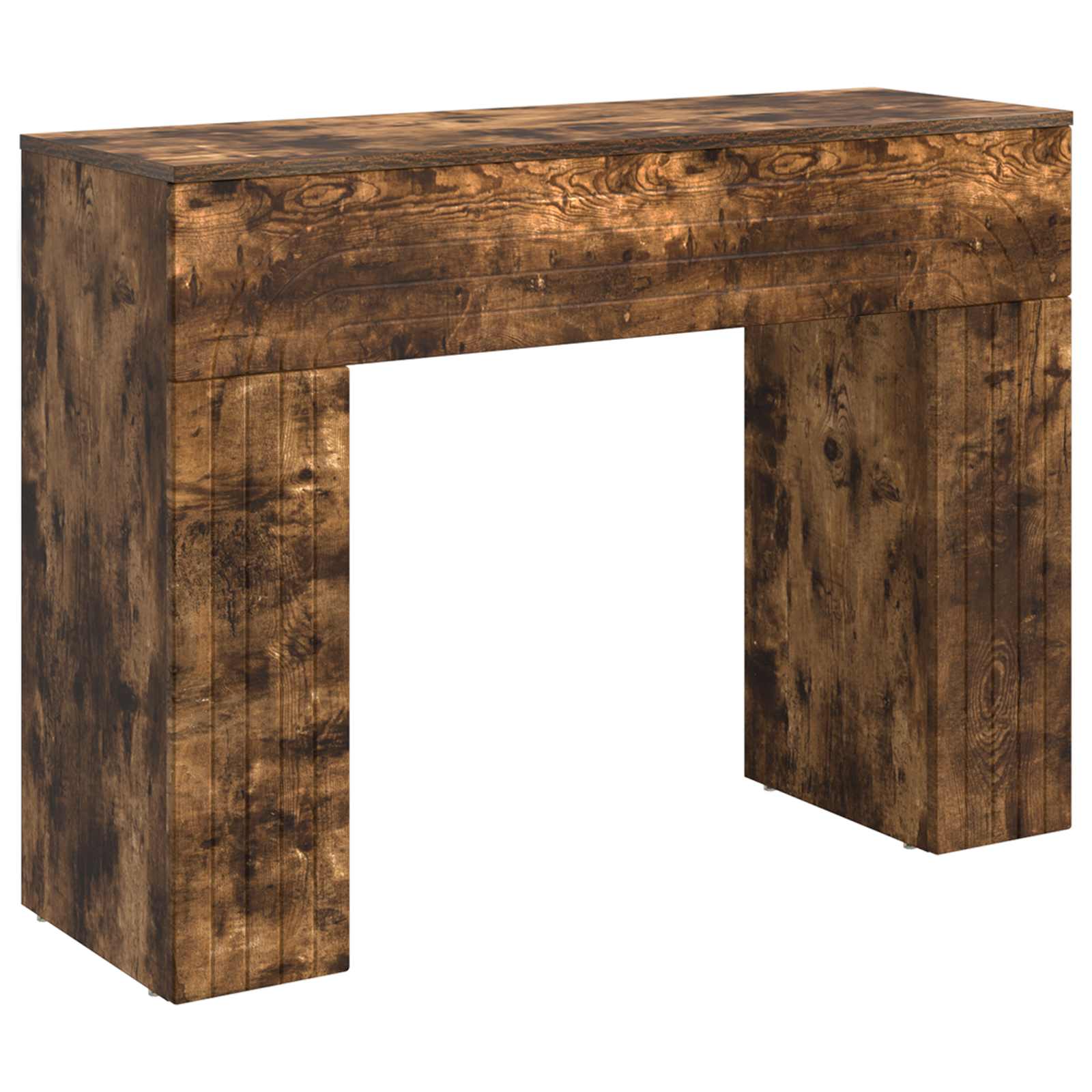 vidaXL Salontafel Wit 102 x 35 x 75 cm Bewerkt hout