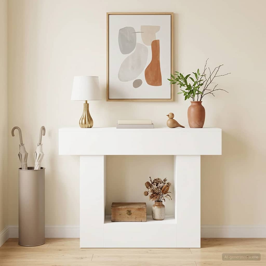 vidaXL Wit 101 x 30 x 74 cm