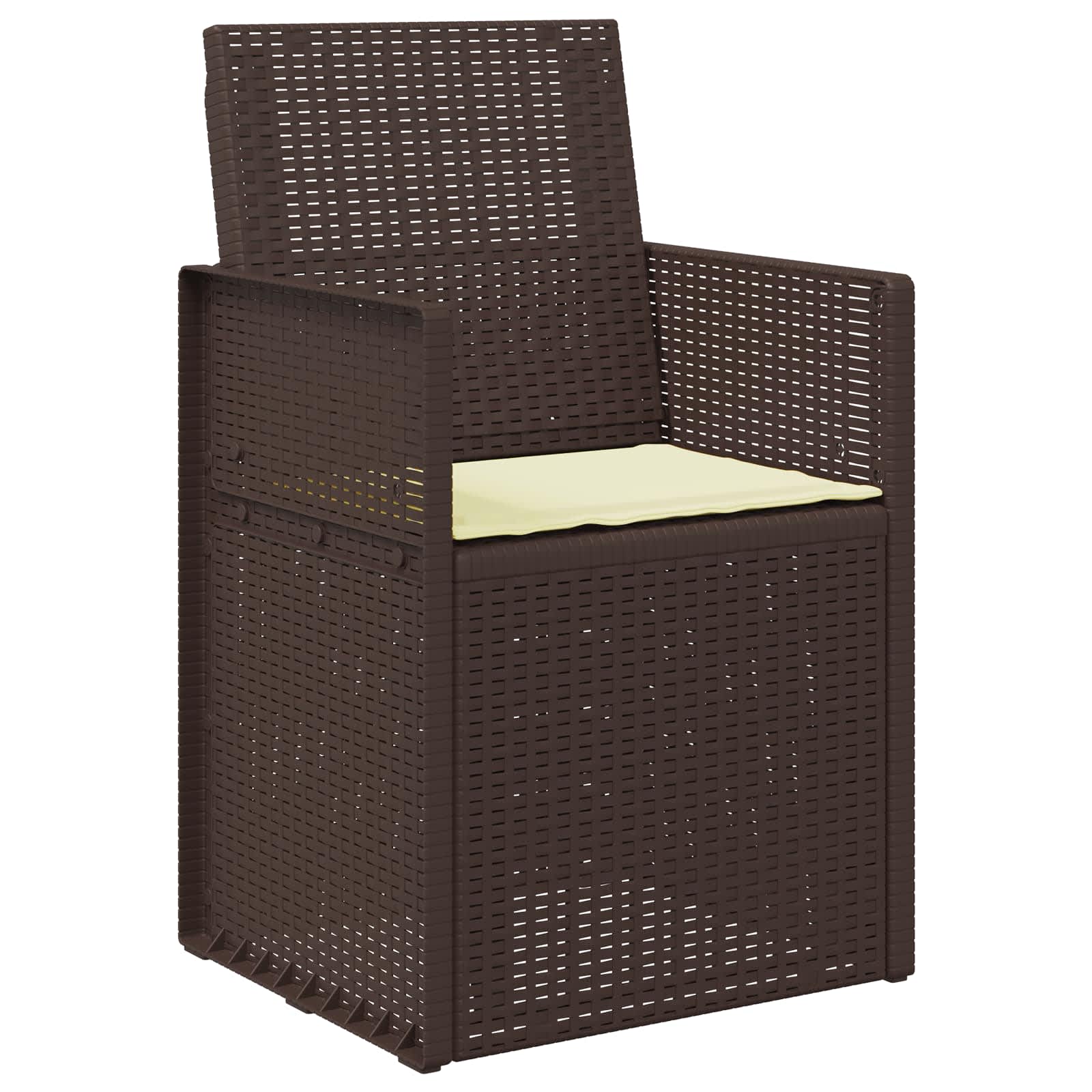 vidaXL Zitkussens 2 st. Crème 47 x 36 x 2 cm Polyester