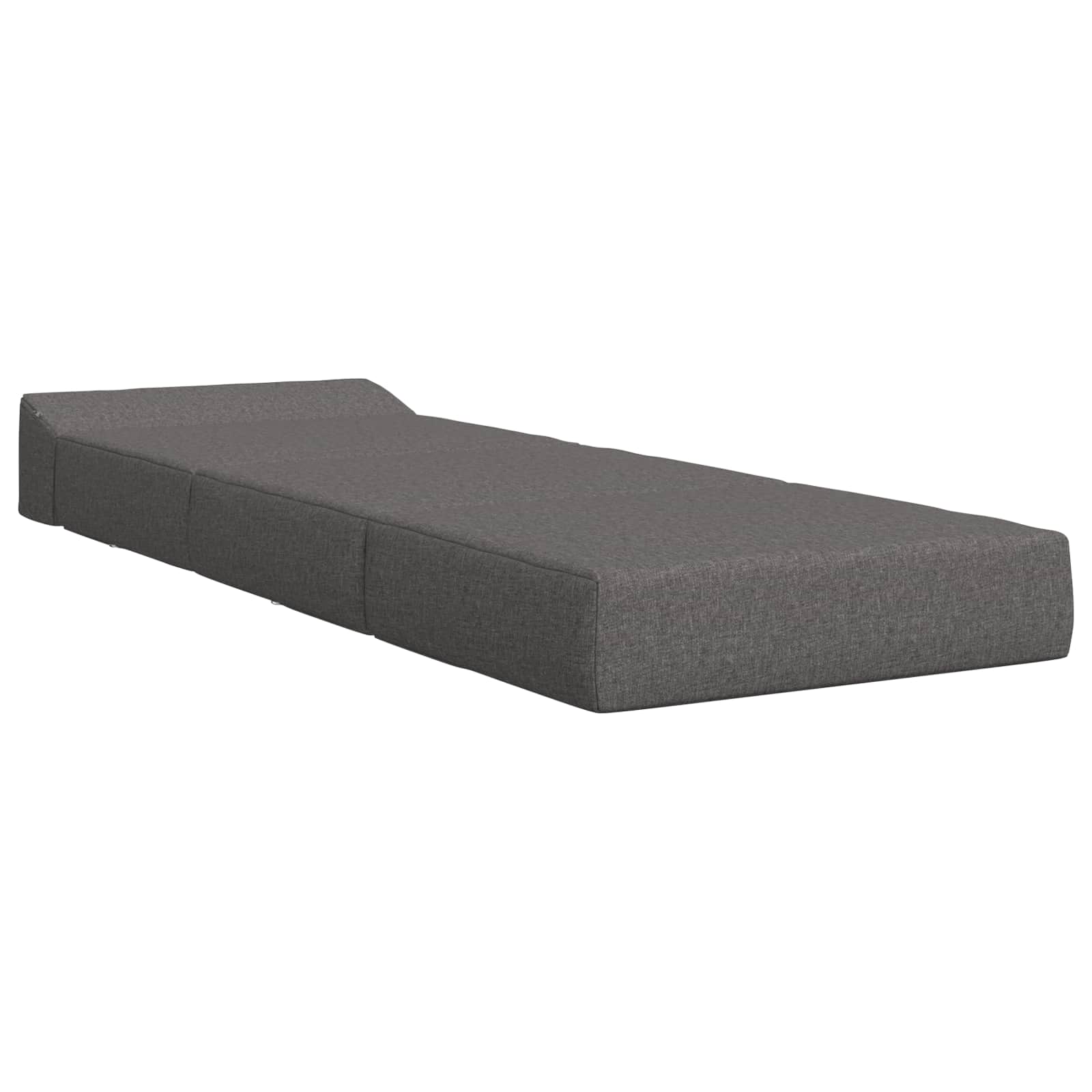 vidaXL Opvouwbare slaapbank Lichtgrijs 70 x 60 x 63 cm Stof