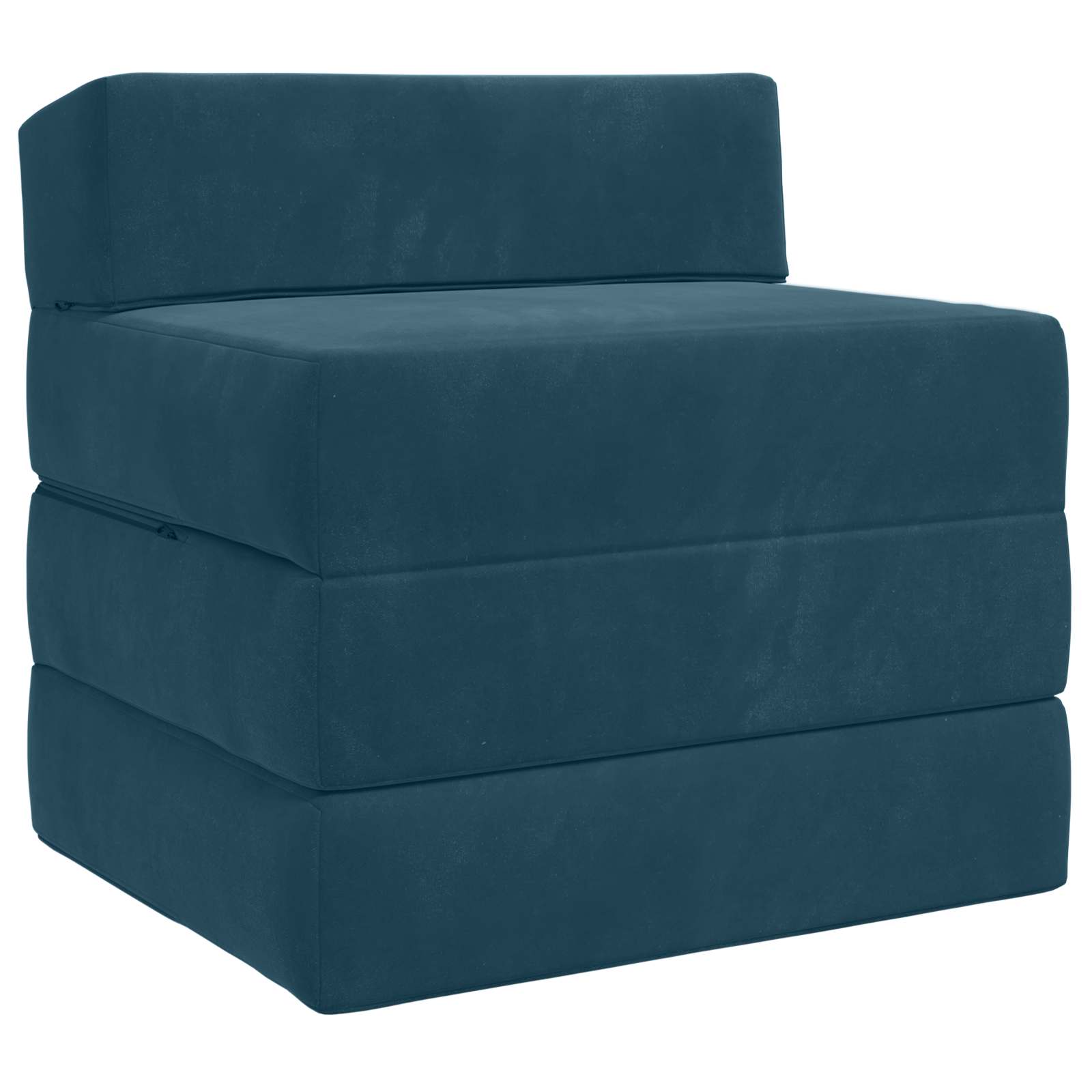 vidaXL Opvouwbare slaapbank Lichtgrijs 70 x 60 x 63 cm Stof