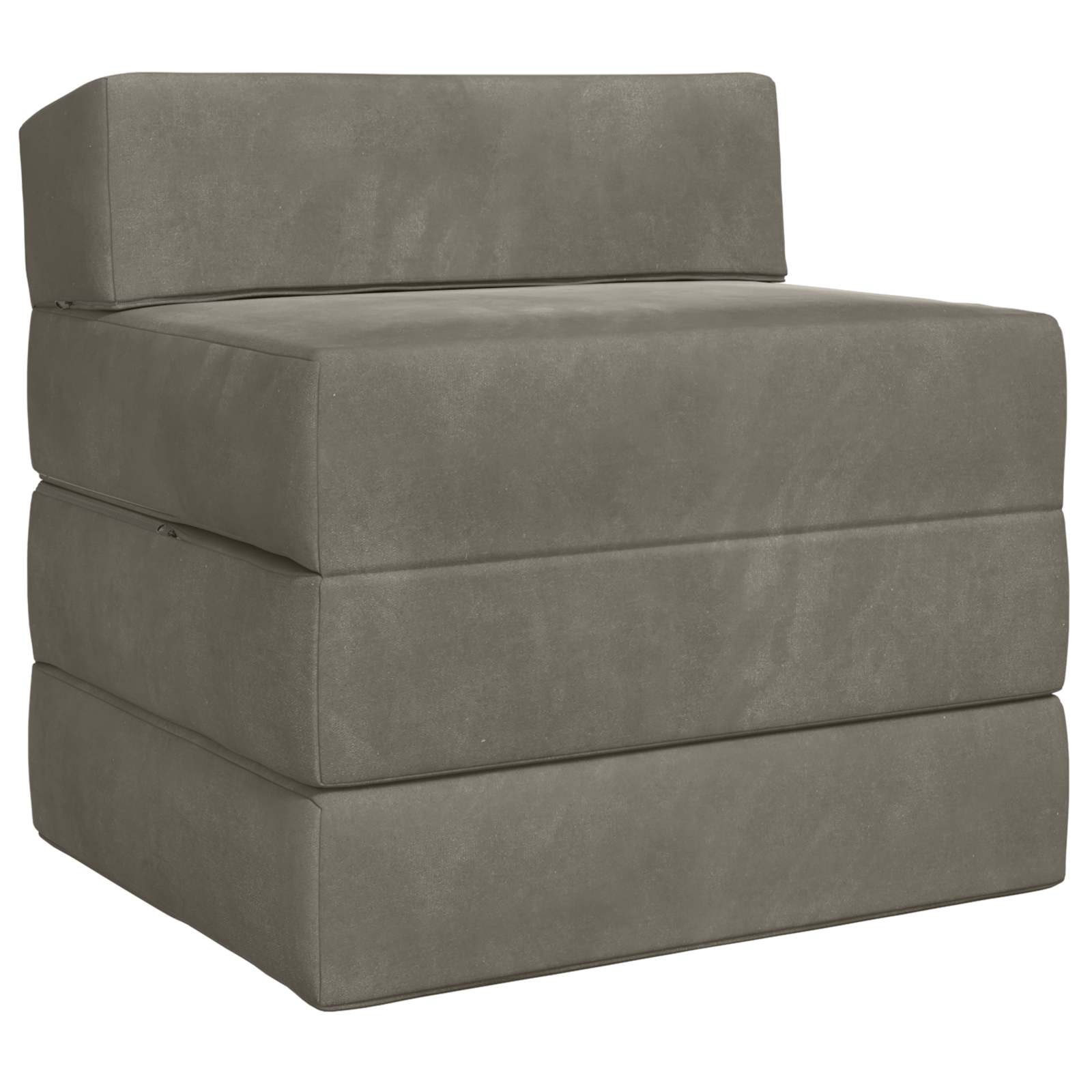 vidaXL Opvouwbare slaapbank Lichtgrijs 70 x 60 x 63 cm Stof