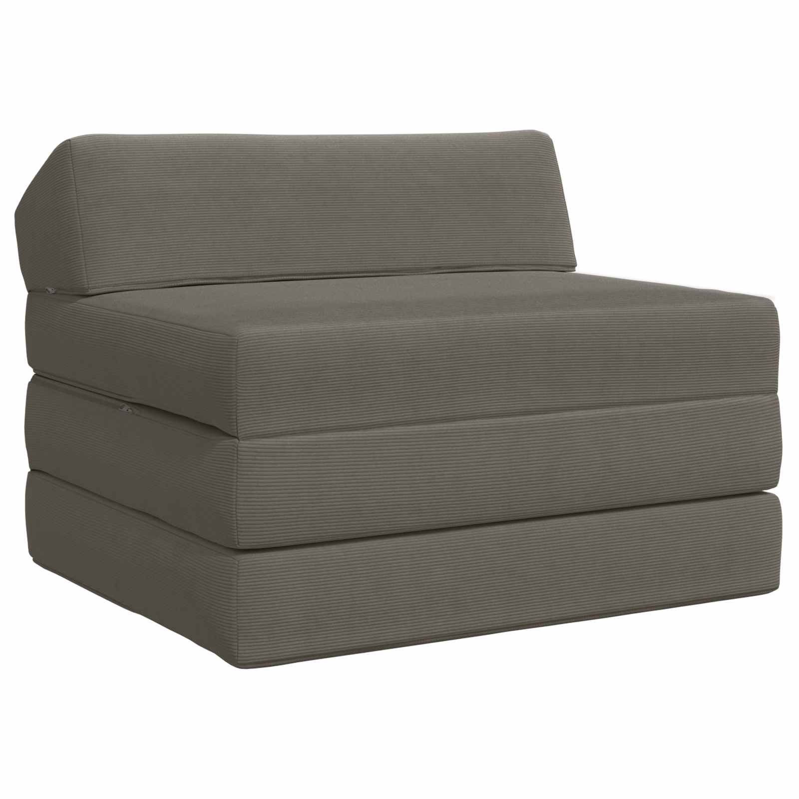 vidaXL Opvouwbare slaapbank Lichtgrijs 70 x 60 x 63 cm Stof