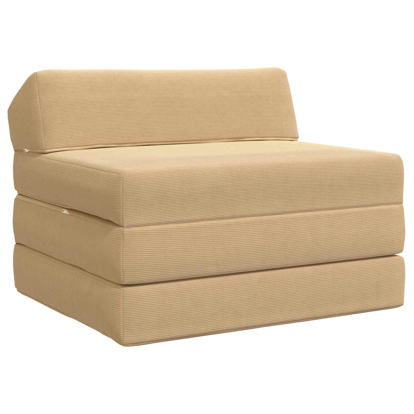 vidaXL Opvouwbare slaapbank Lichtgrijs 70 x 60 x 63 cm Stof