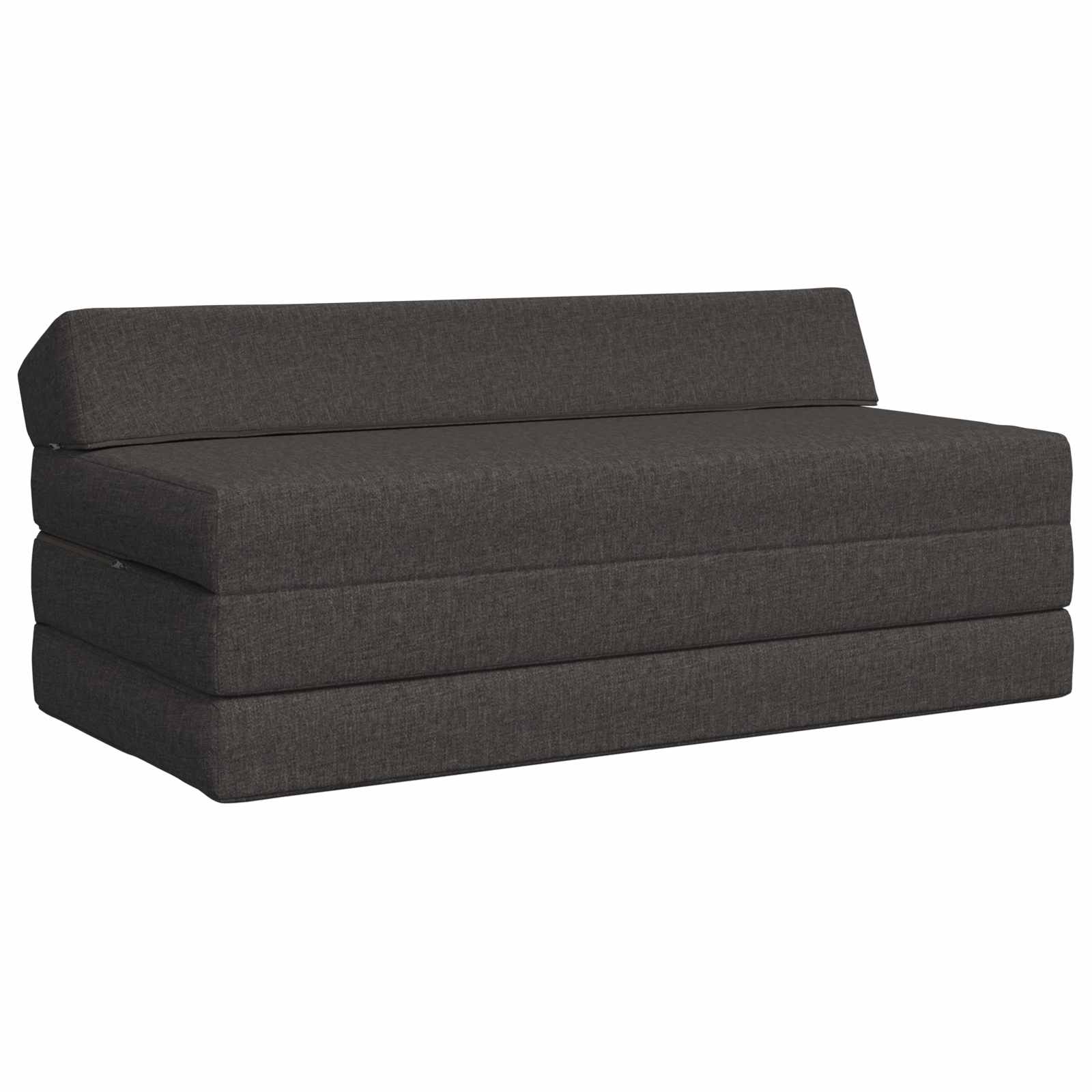 vidaXL Vouwbare Bankbed Lichtgrijs 120 x 60 x 49 cm Stof