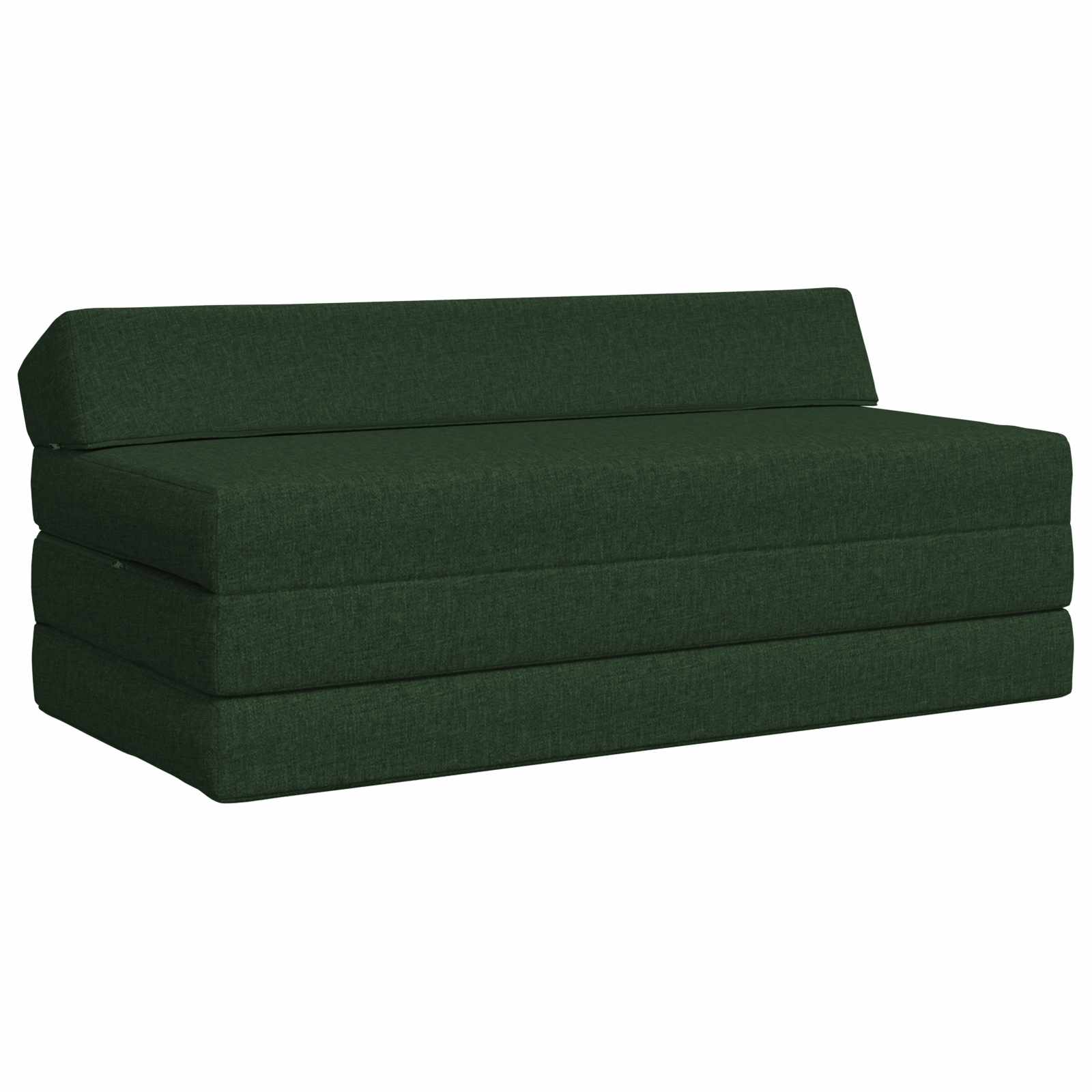 vidaXL Vouwbare Bankbed Lichtgrijs 120 x 60 x 49 cm Stof