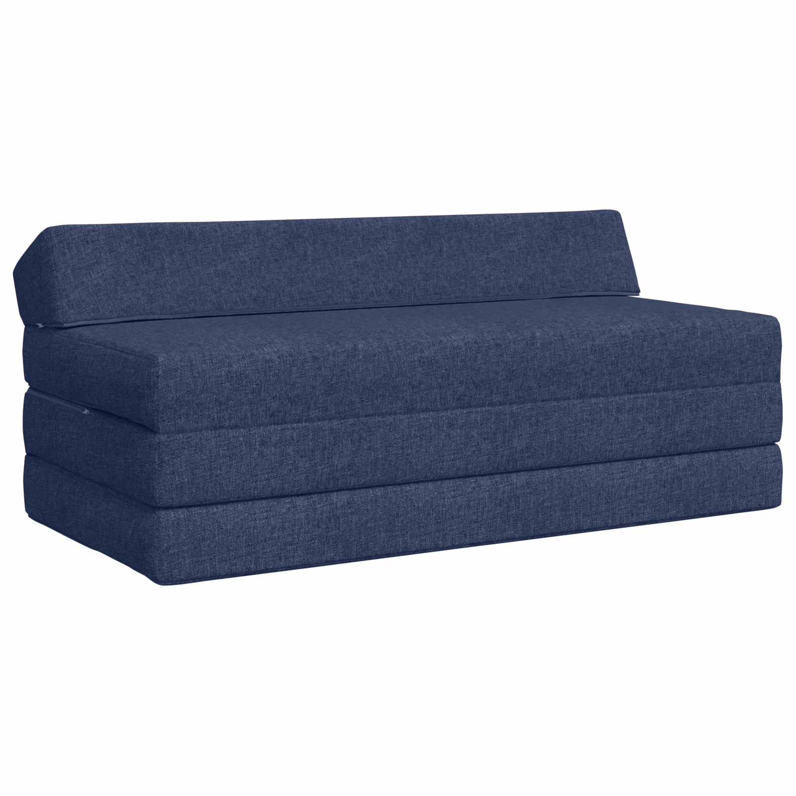 vidaXL Vouwbare Bankbed Lichtgrijs 120 x 60 x 49 cm Stof