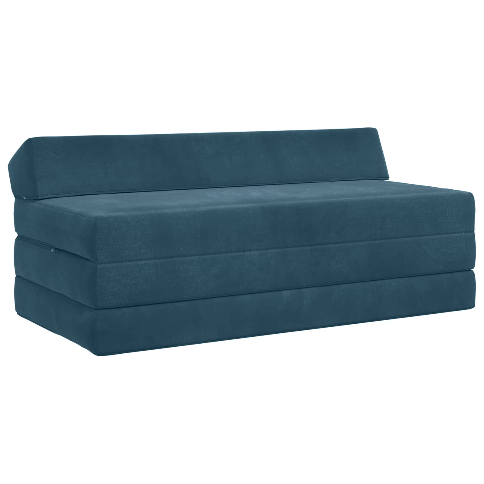 vidaXL Vouwbare Bankbed Lichtgrijs 120 x 60 x 49 cm Stof