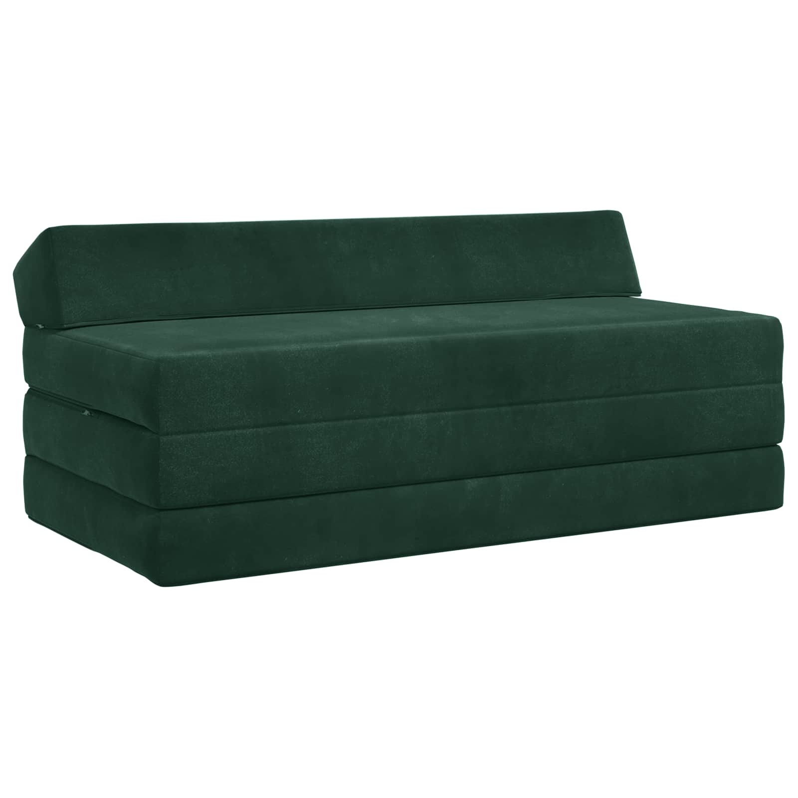 vidaXL Vouwbare Bankbed Lichtgrijs 120 x 60 x 49 cm Stof