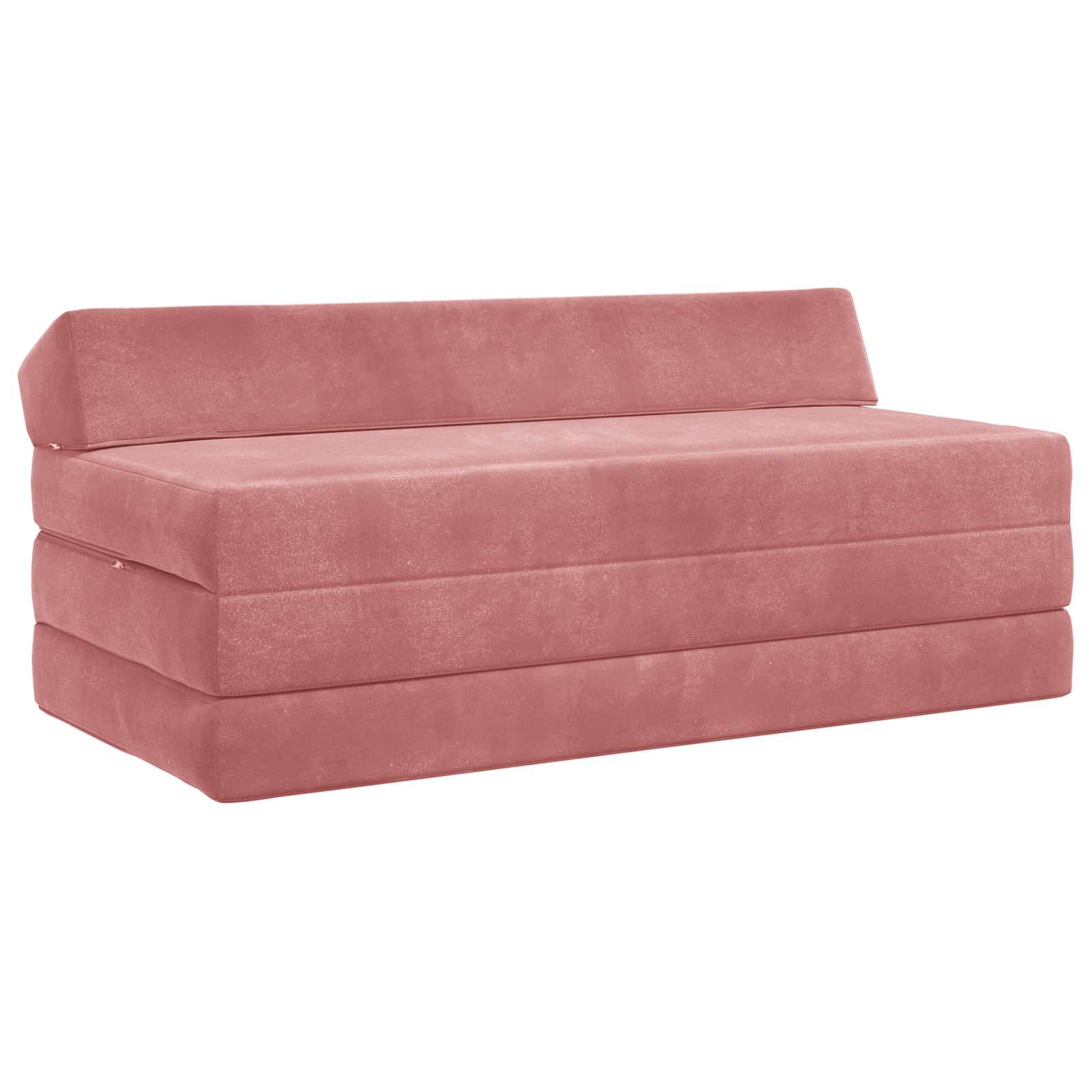 vidaXL Vouwbare Bankbed Lichtgrijs 120 x 60 x 49 cm Stof