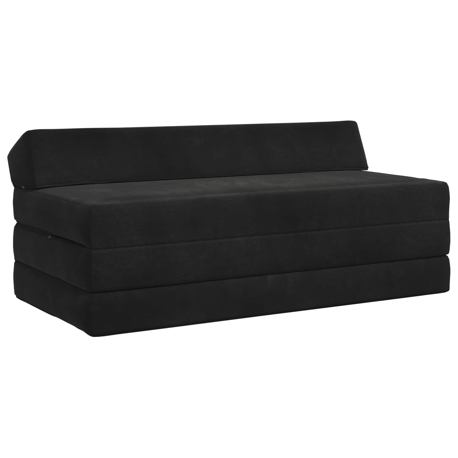 vidaXL Vouwbare Bankbed Lichtgrijs 120 x 60 x 49 cm Stof