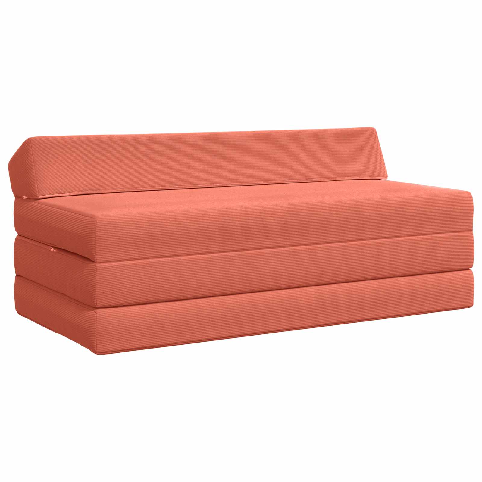 vidaXL Vouwbare Bankbed Lichtgrijs 120 x 60 x 49 cm Stof
