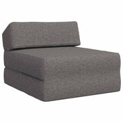 vidaXL Vouwbare Bankbed Lichtgrijs 60 x 70 x 41 cm Stof