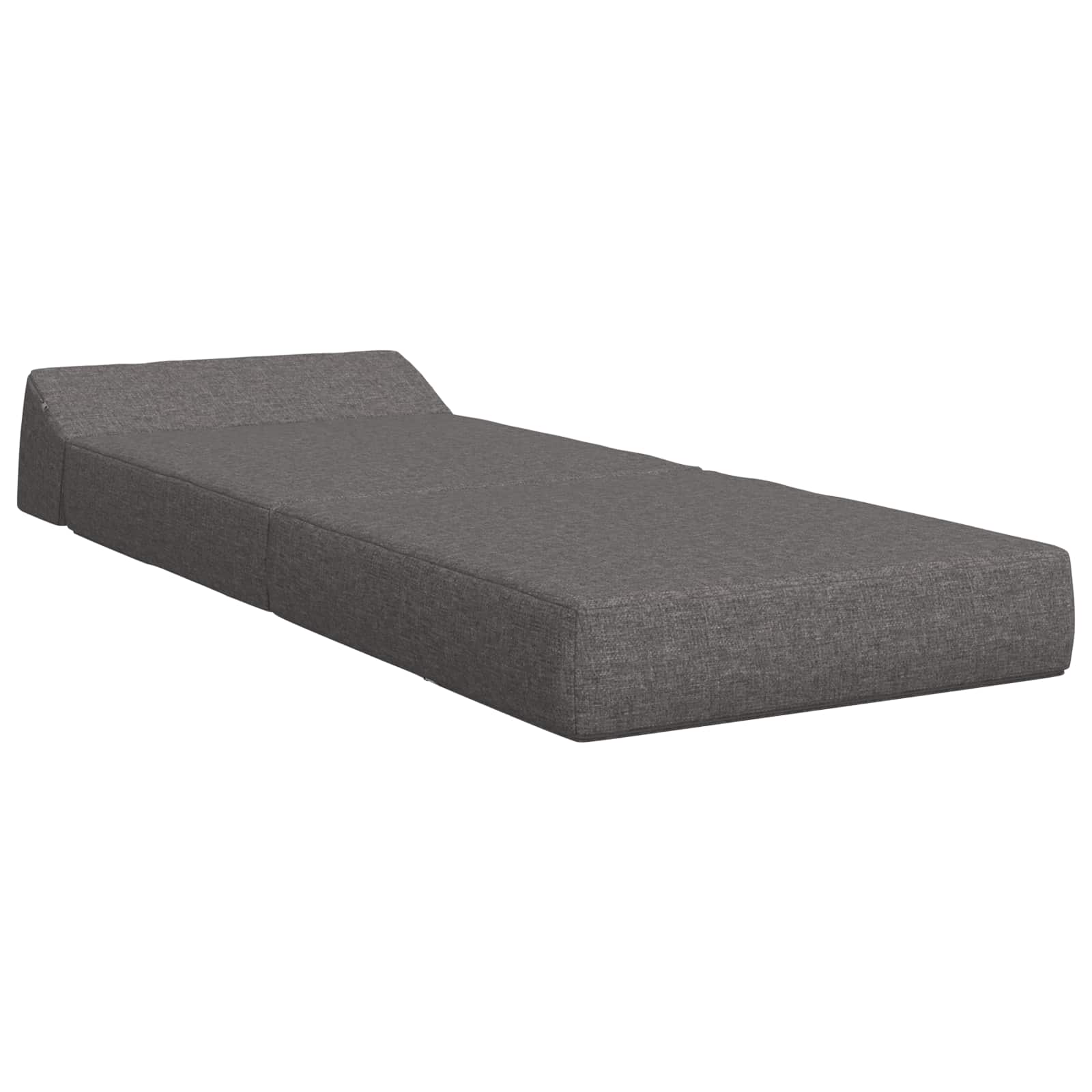 vidaXL Vouwbare Bankbed Lichtgrijs 60 x 70 x 41 cm Stof