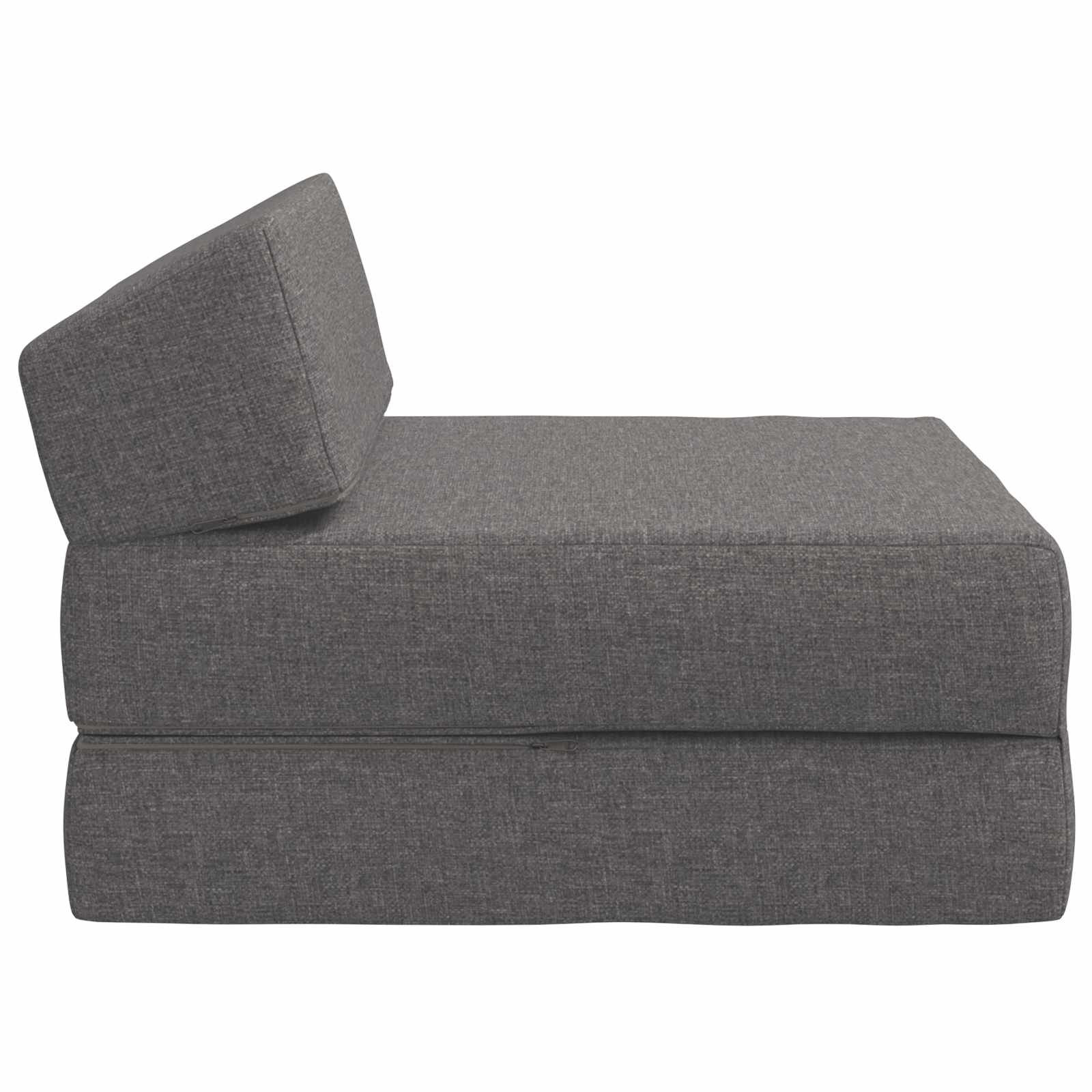 vidaXL Vouwbare Bankbed Lichtgrijs 60 x 70 x 41 cm Stof