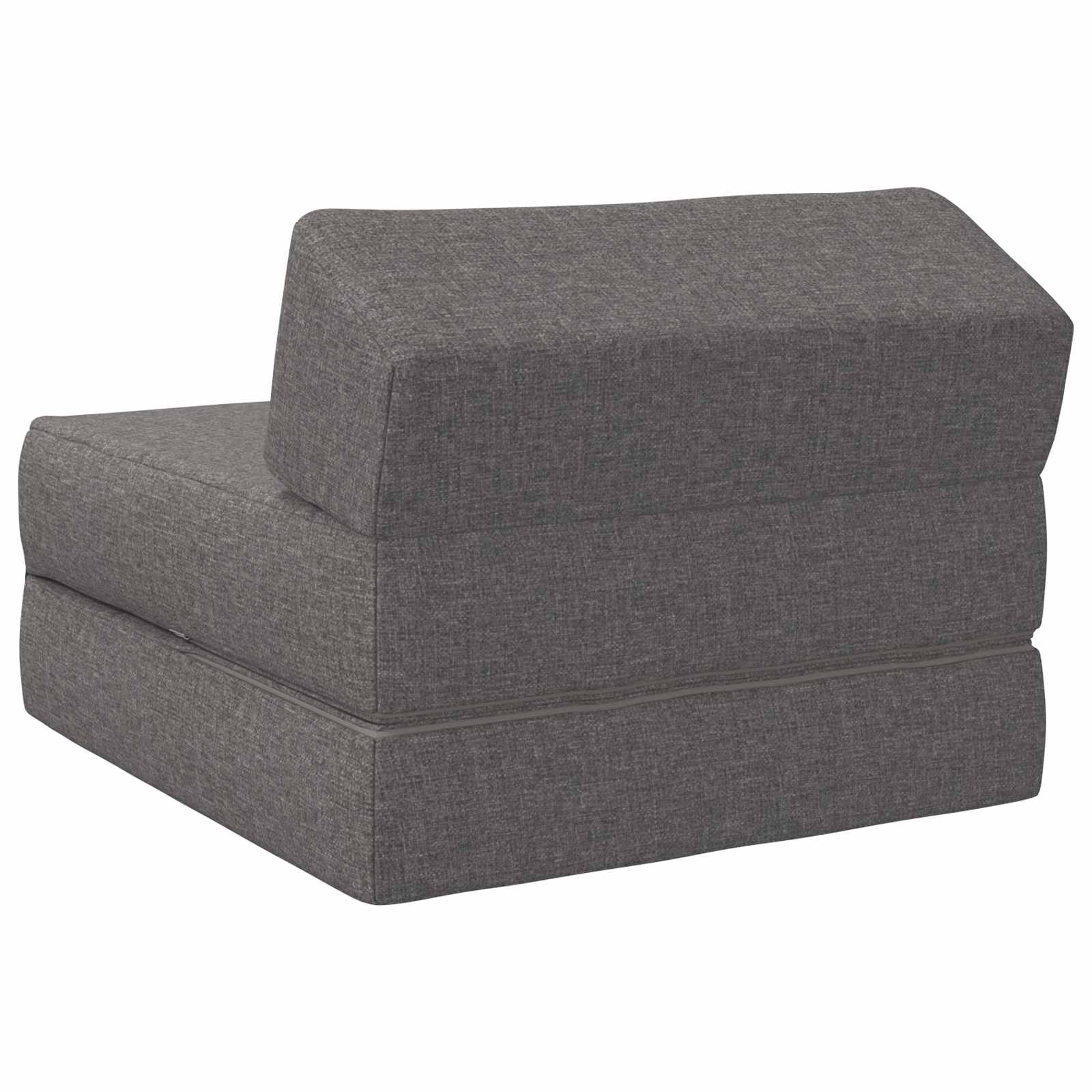 vidaXL Vouwbare Bankbed Lichtgrijs 60 x 70 x 41 cm Stof