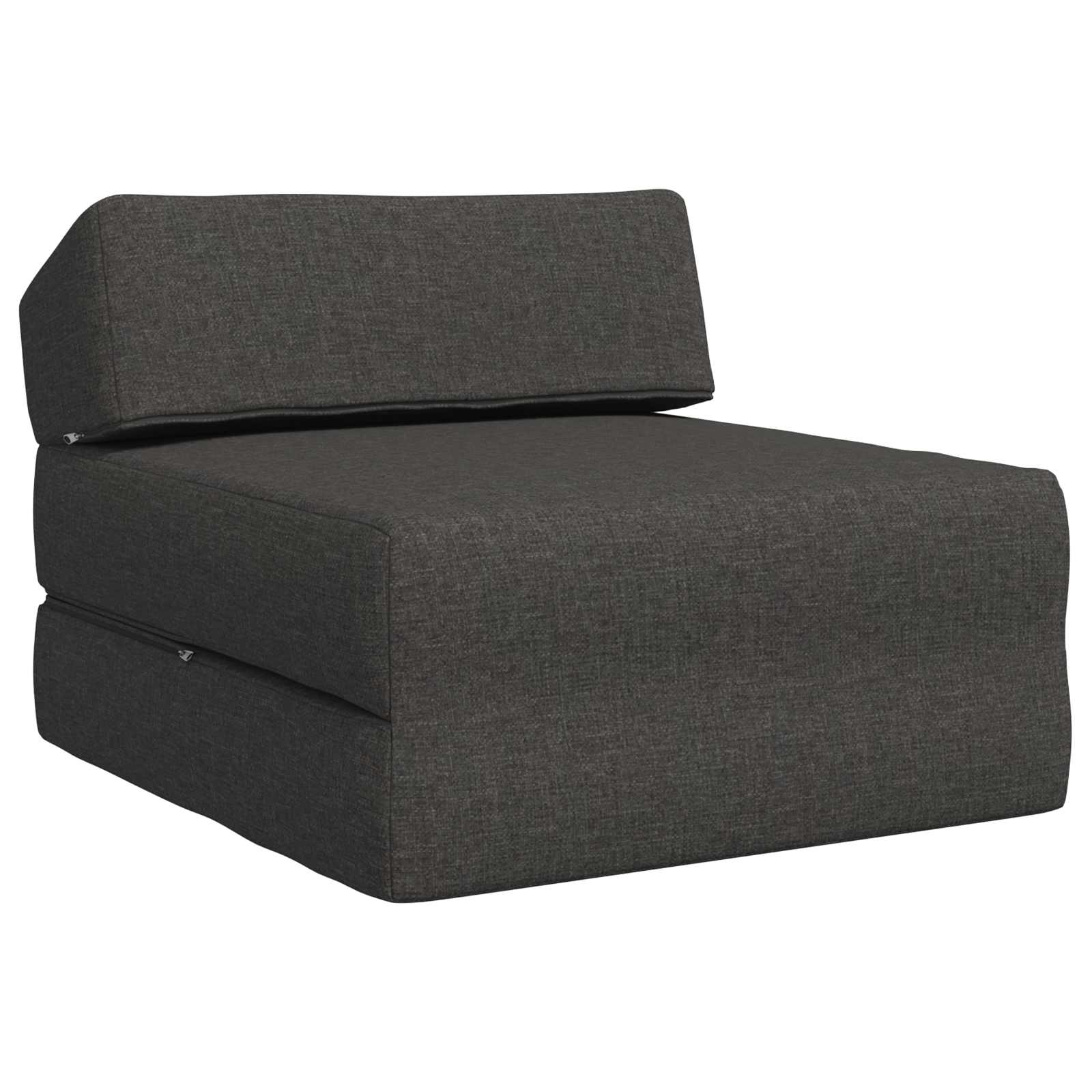 vidaXL Vouwbare Bankbed Lichtgrijs 60 x 70 x 41 cm Stof