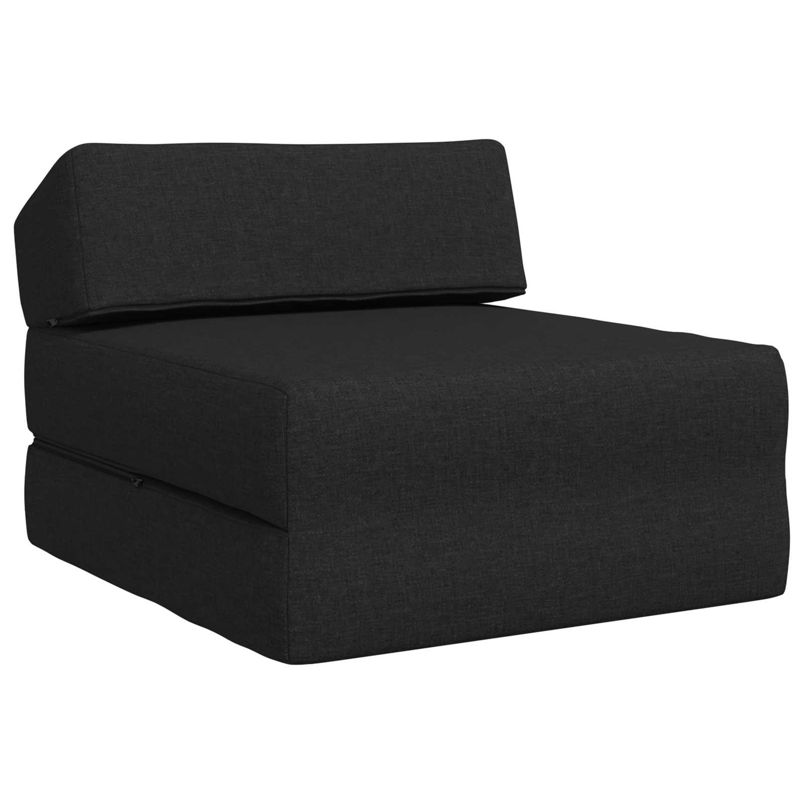 vidaXL Vouwbare Bankbed Lichtgrijs 60 x 70 x 41 cm Stof