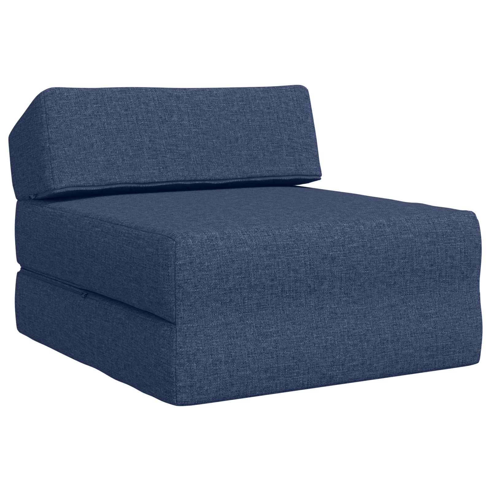 vidaXL Vouwbare Bankbed Lichtgrijs 60 x 70 x 41 cm Stof