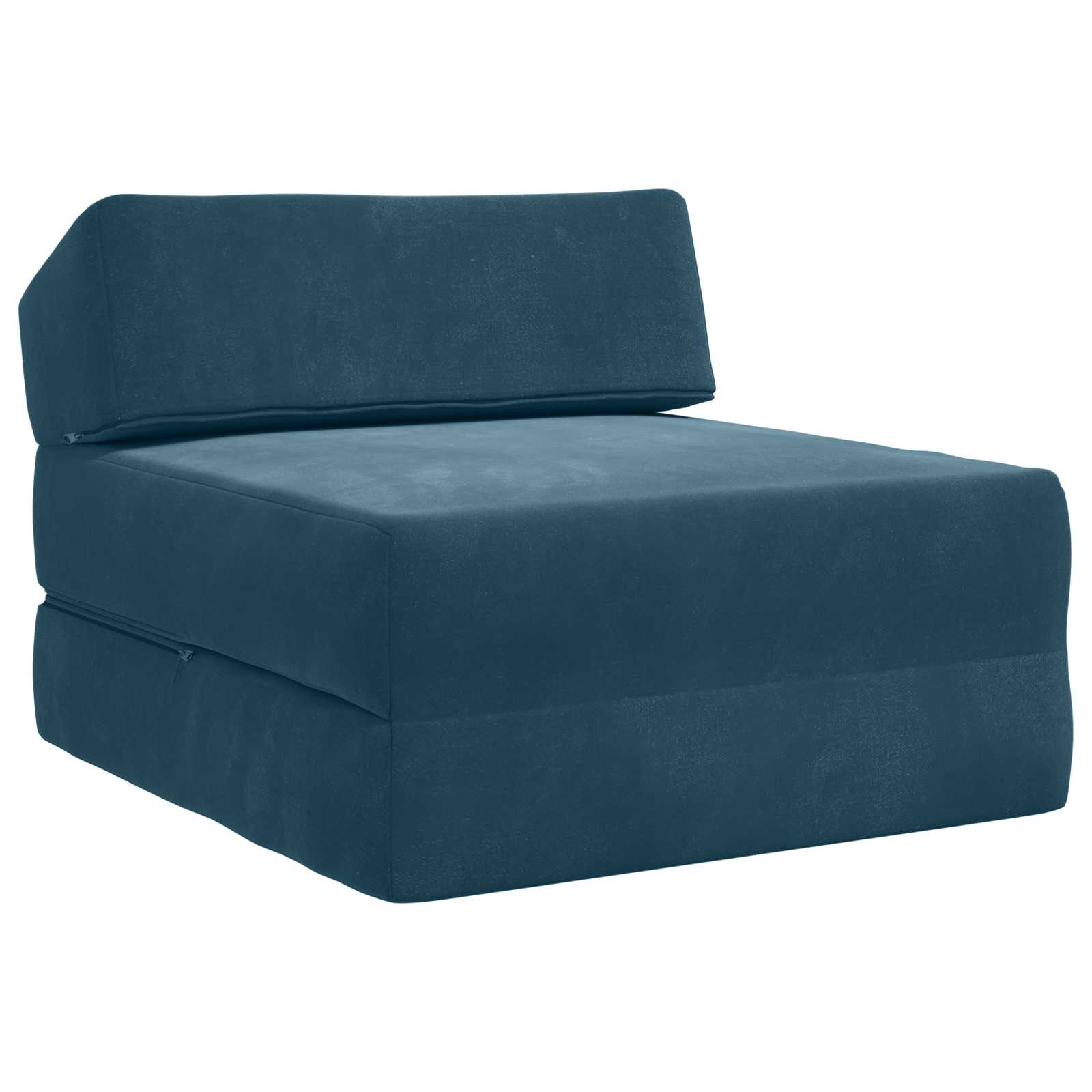 vidaXL Vouwbare Bankbed Lichtgrijs 60 x 70 x 41 cm Stof