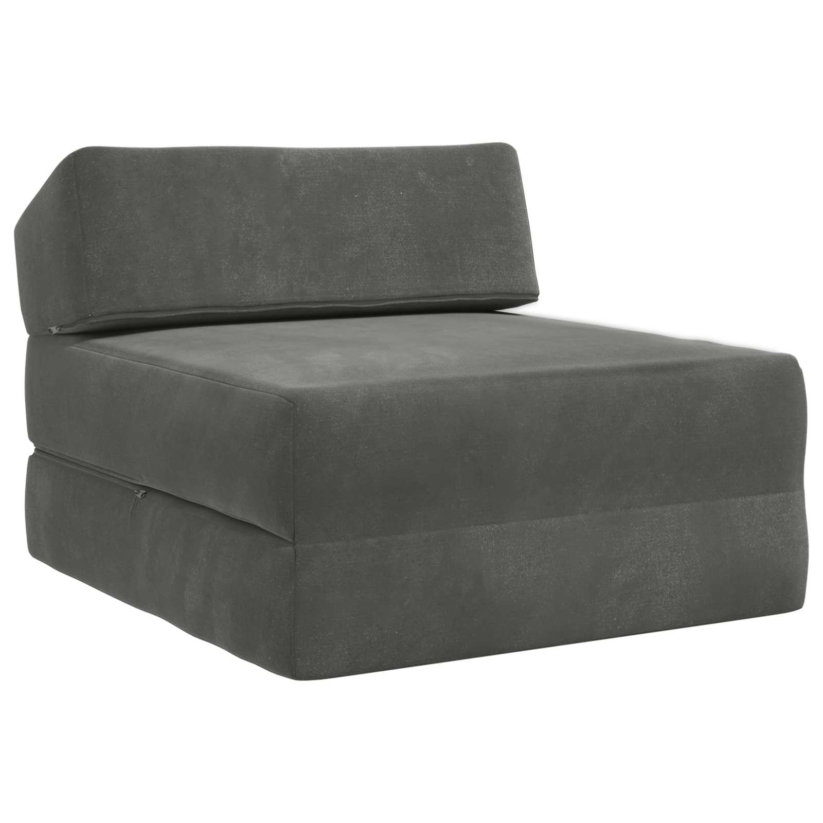 vidaXL Vouwbare Bankbed Lichtgrijs 60 x 70 x 41 cm Stof