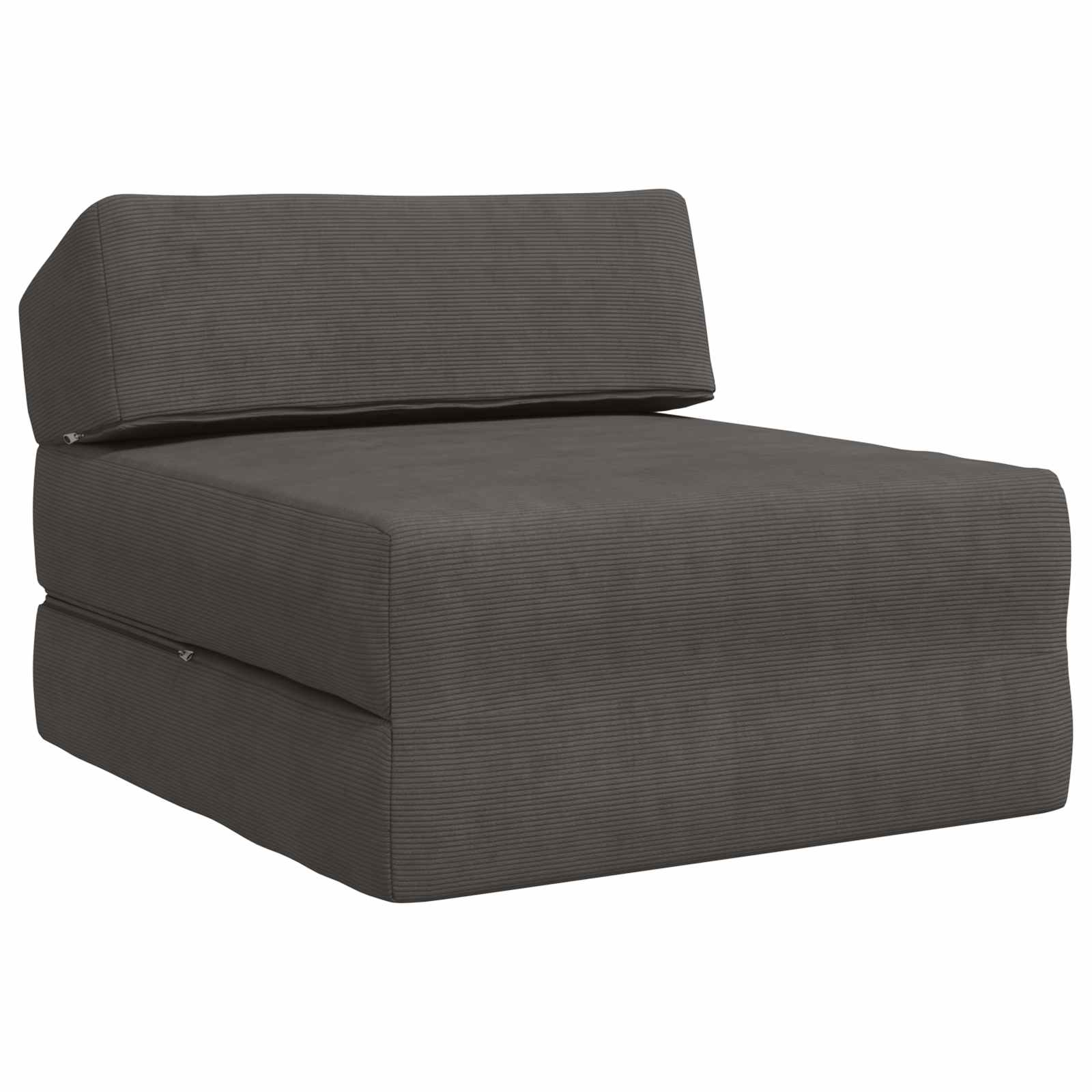 vidaXL Vouwbare Bankbed Lichtgrijs 60 x 70 x 41 cm Stof