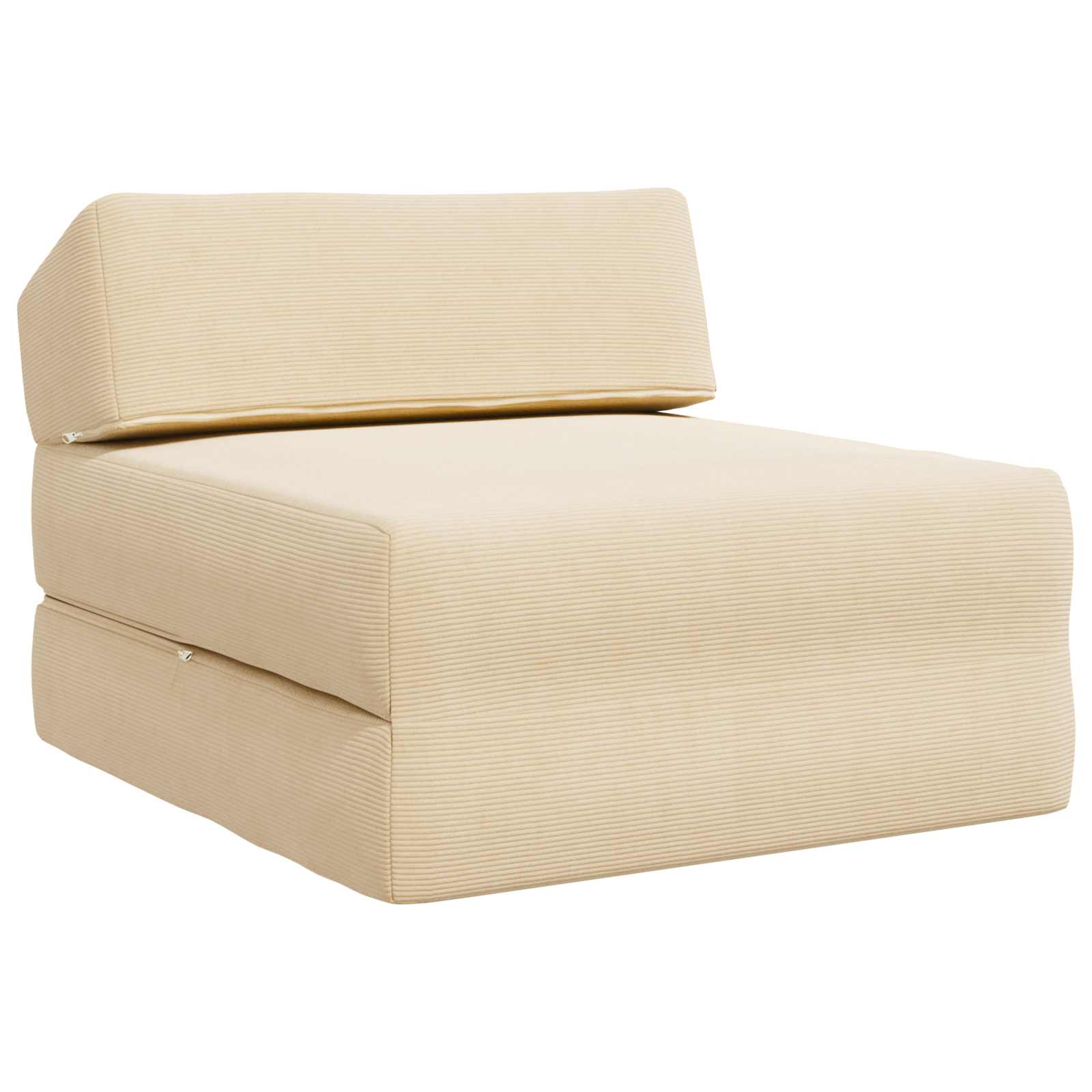 vidaXL Vouwbare Bankbed Lichtgrijs 60 x 70 x 41 cm Stof