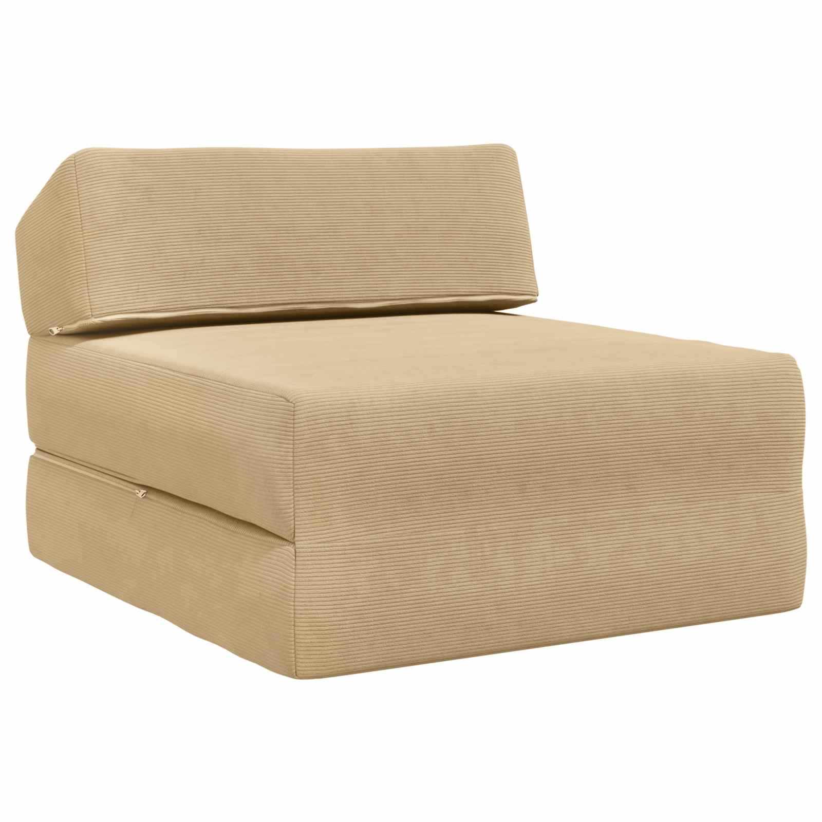 vidaXL Vouwbare Bankbed Lichtgrijs 60 x 70 x 41 cm Stof