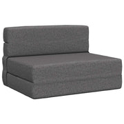 vidaXL Vouwbare Bankbed Lichtgrijs 70 x 72 x 60 cm Stof