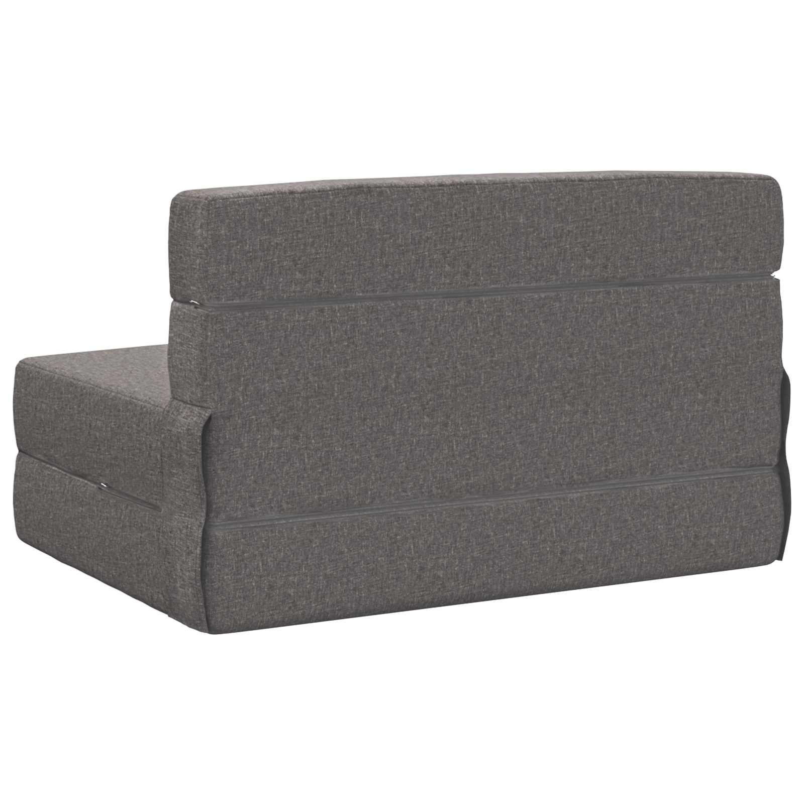 vidaXL Vouwsofa Bed Lichtgrijs 190 x 70 x 15 cm Stof