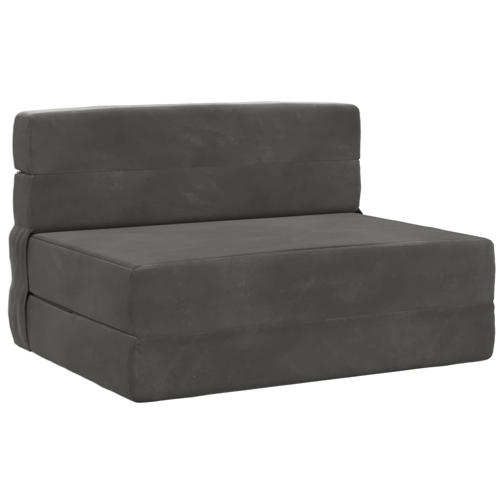 vidaXL Vouwsofa Bed Lichtgrijs 190 x 70 x 15 cm Stof