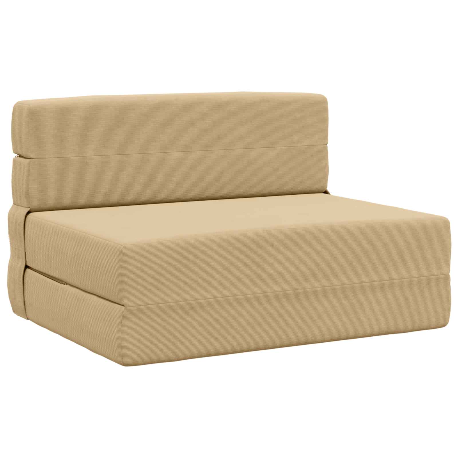 vidaXL Vouwsofa Bed Lichtgrijs 190 x 70 x 15 cm Stof