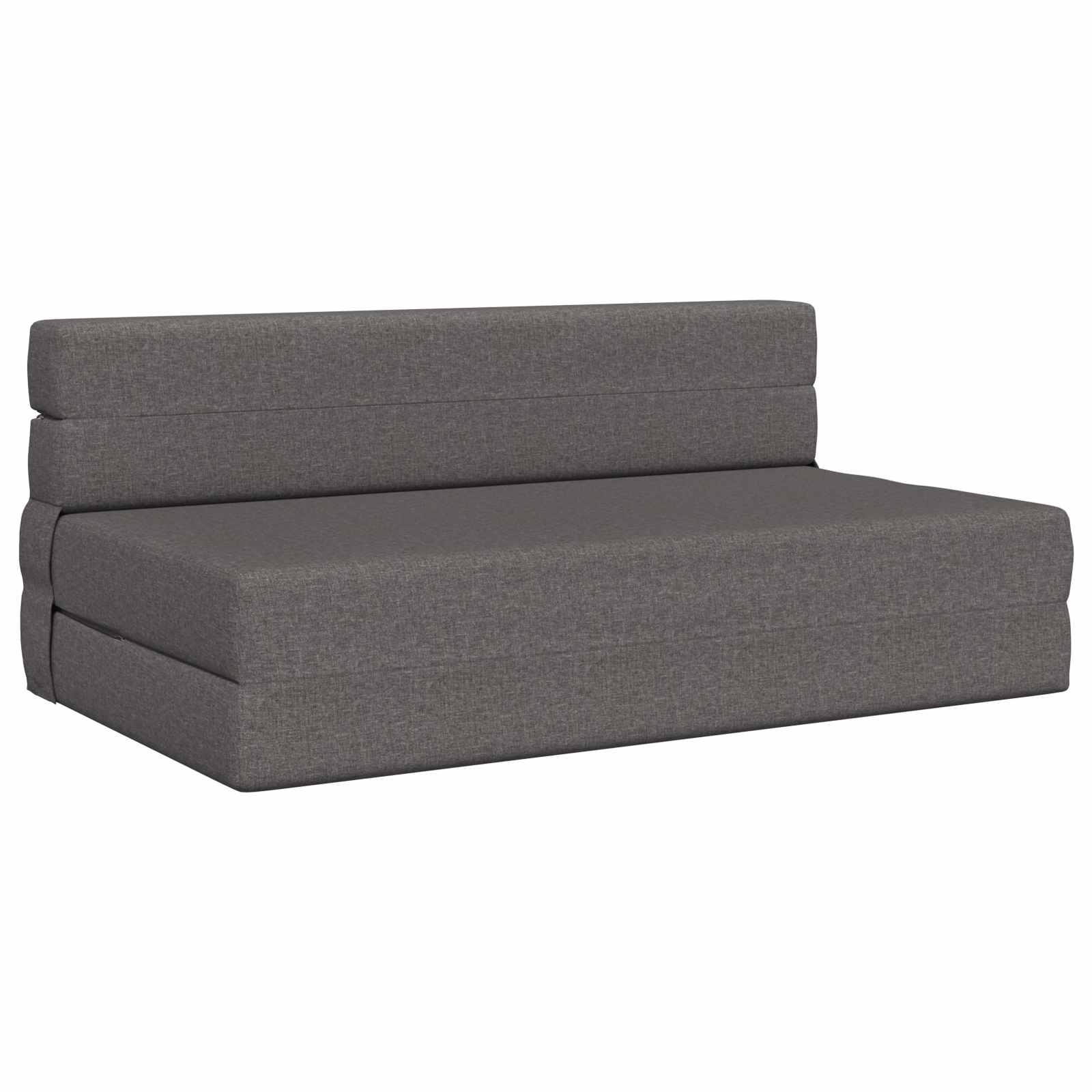 vidaXL Vouwsofa Bed Lichtgrijs 190 x 70 x 15 cm Stof