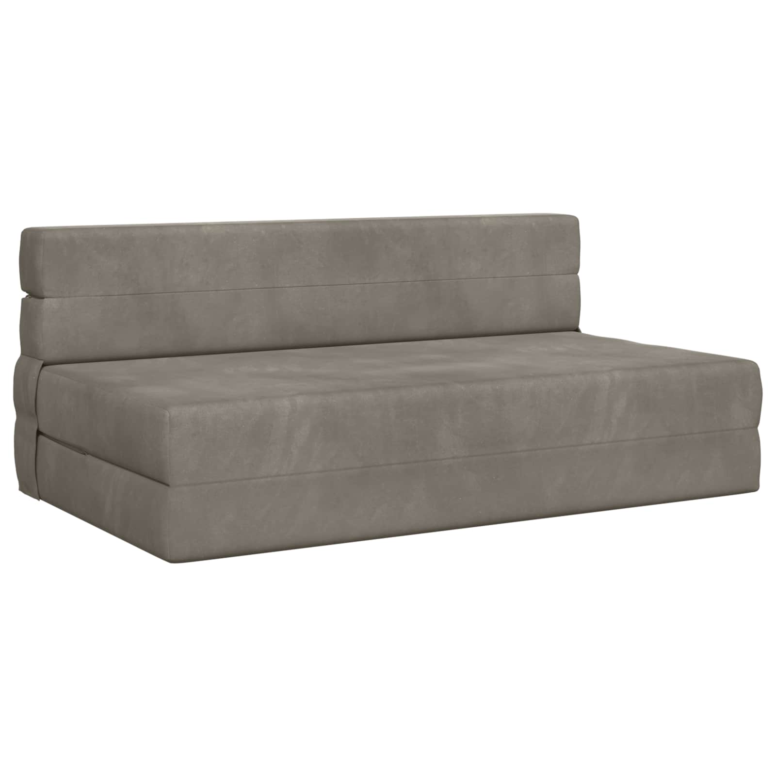vidaXL Vouwsofa Bed Lichtgrijs 190 x 70 x 15 cm Stof