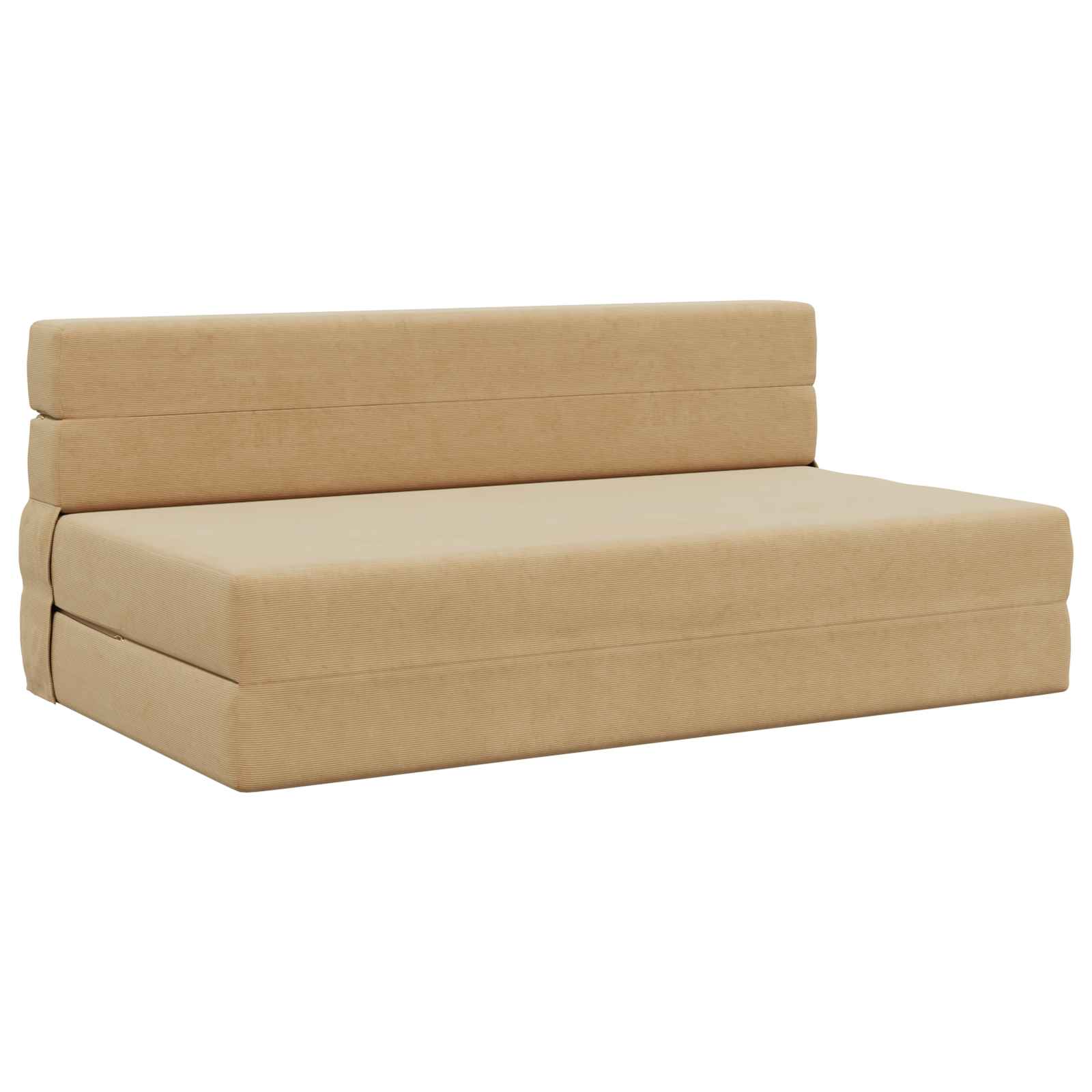 vidaXL Vouwsofa Bed Lichtgrijs 190 x 70 x 15 cm Stof