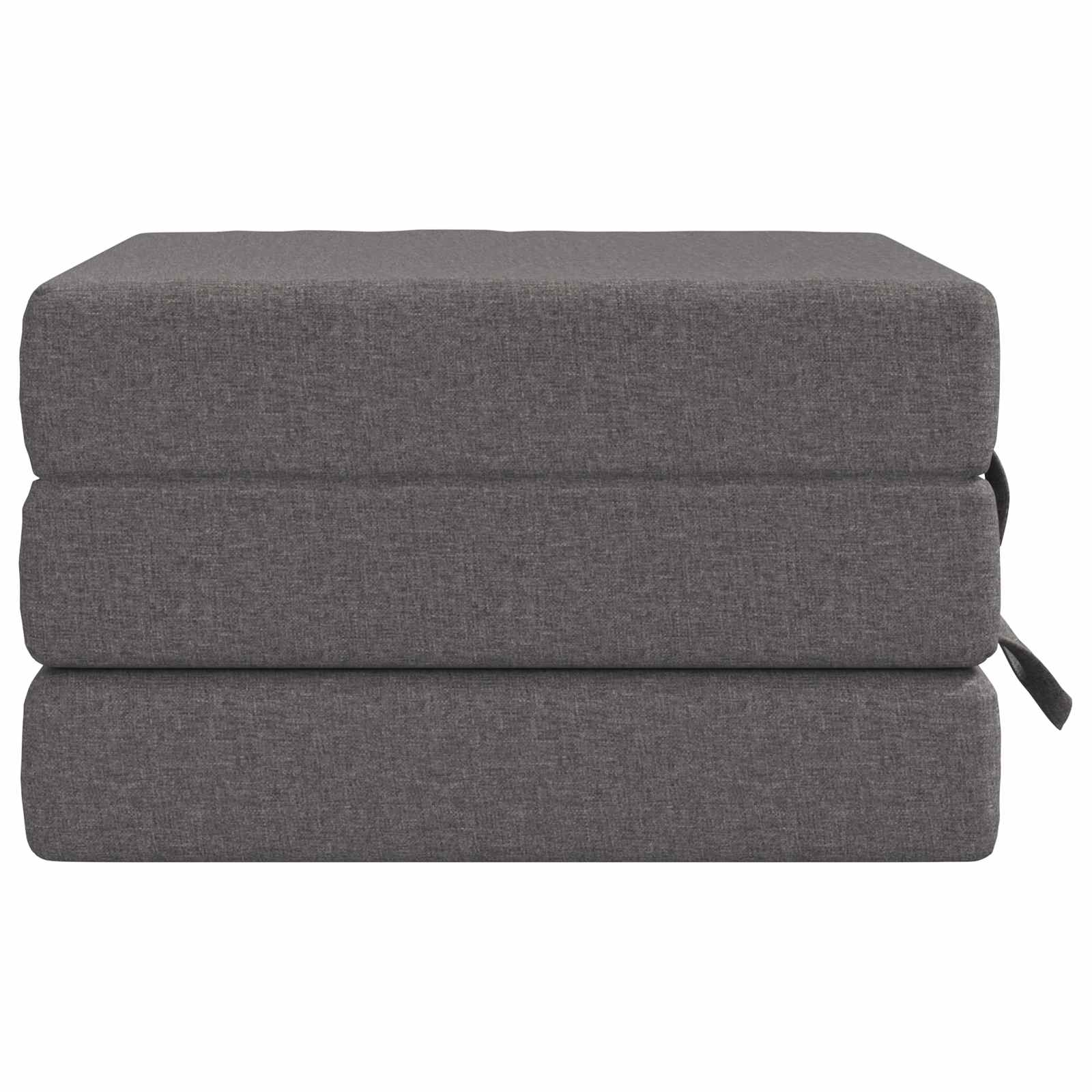 vidaXL Vouwbare Bankbed 75 x 63 x 45 cm Lichtgrijs