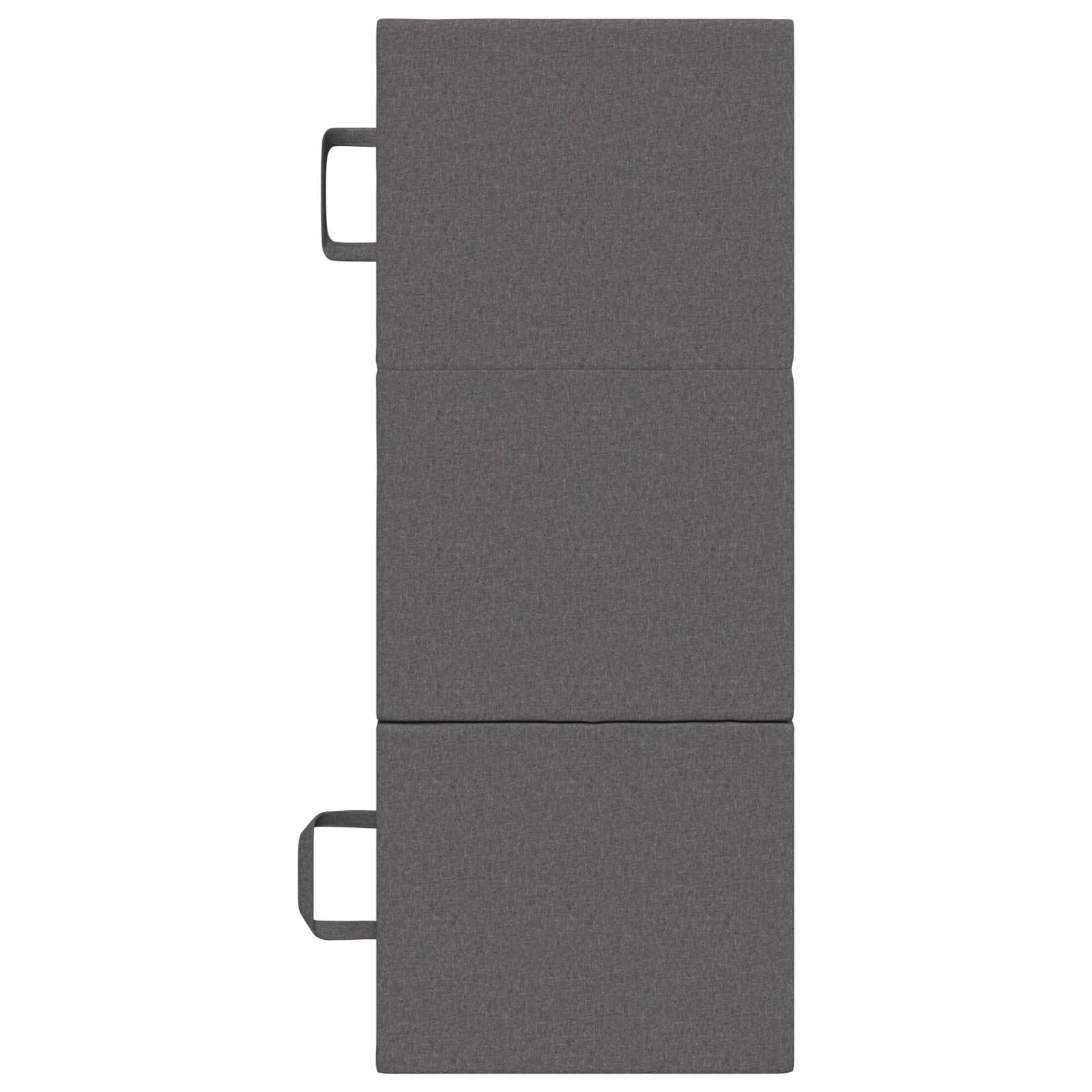 vidaXL Vouwbare Bankbed 75 x 63 x 45 cm Lichtgrijs