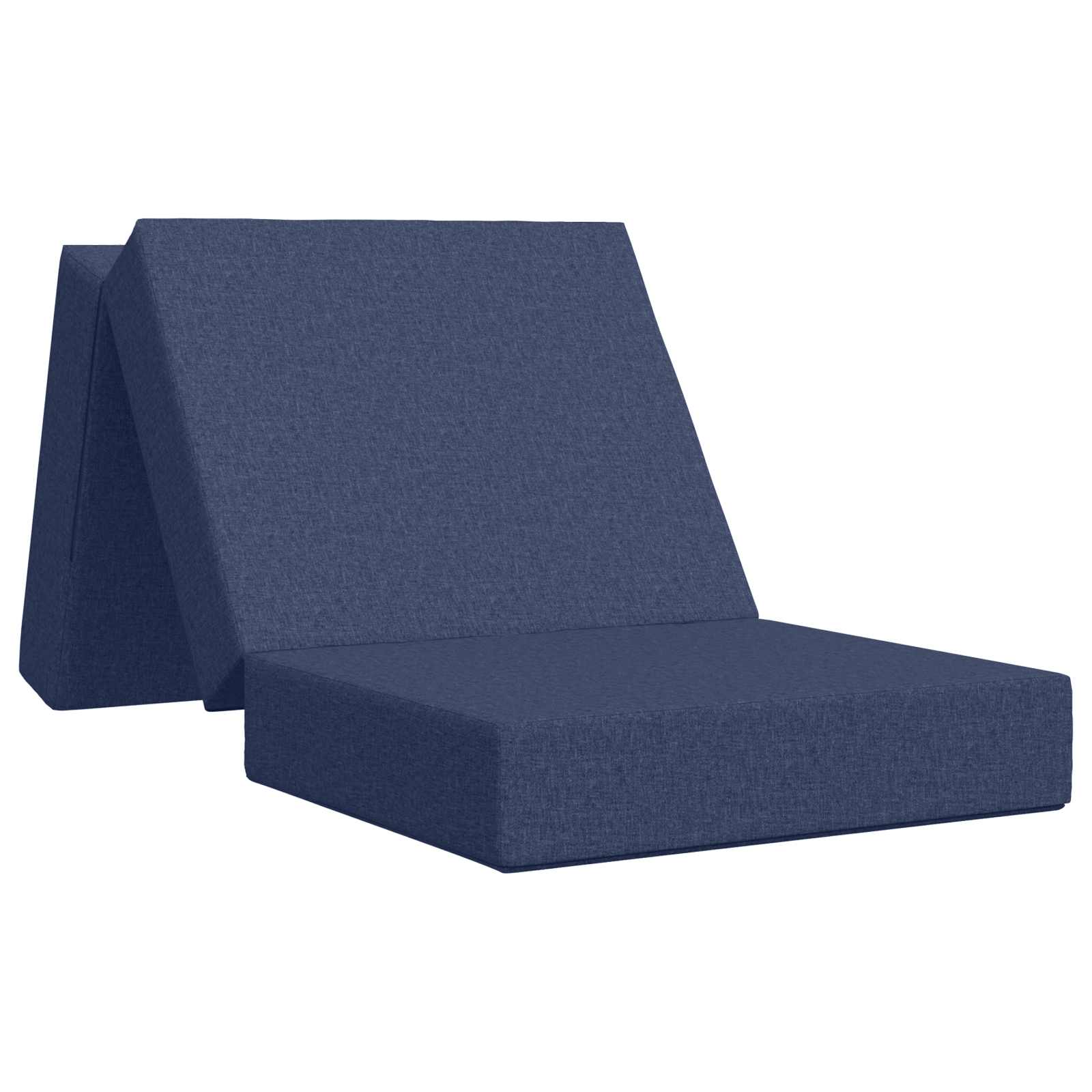 vidaXL Vouwbare Bankbed 75 x 63 x 45 cm Lichtgrijs