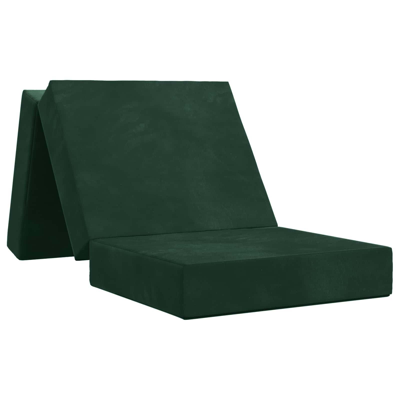 vidaXL Vouwbare Bankbed 75 x 63 x 45 cm Lichtgrijs