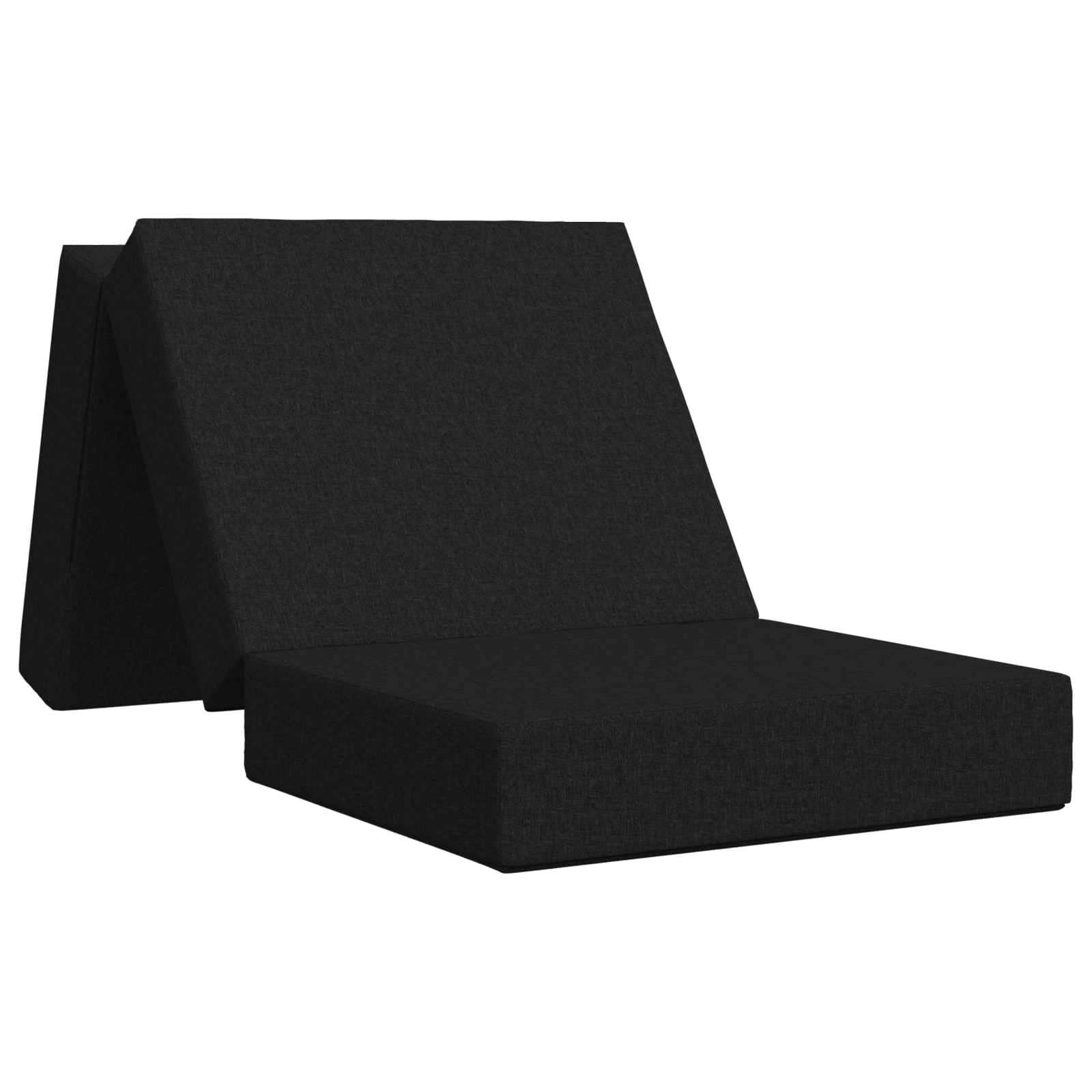 vidaXL Vouwbare Bankbed 75 x 63 x 45 cm Lichtgrijs