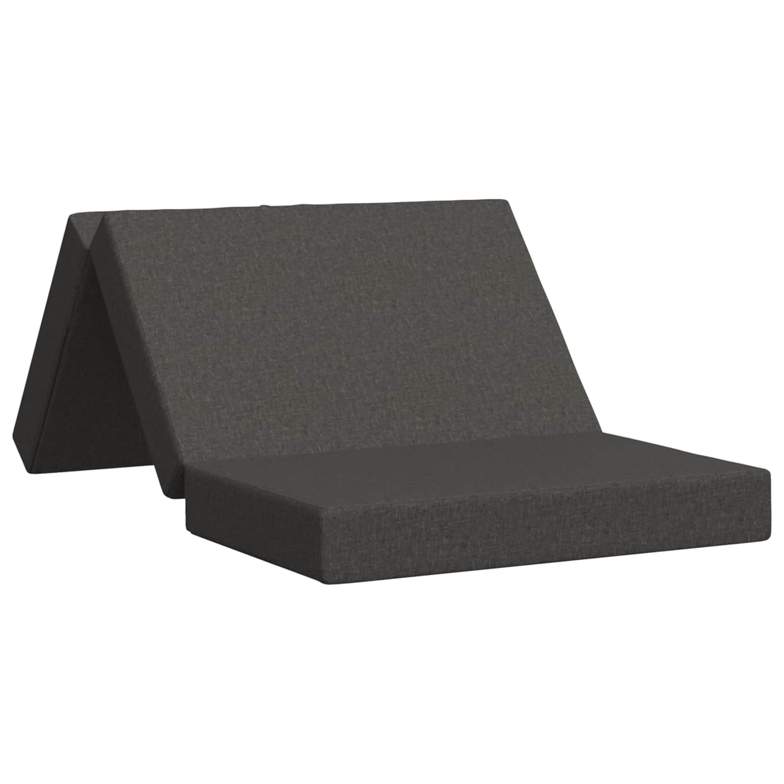 vidaXL Vouwbare Bankbed 75 x 63 x 45 cm Lichtgrijs