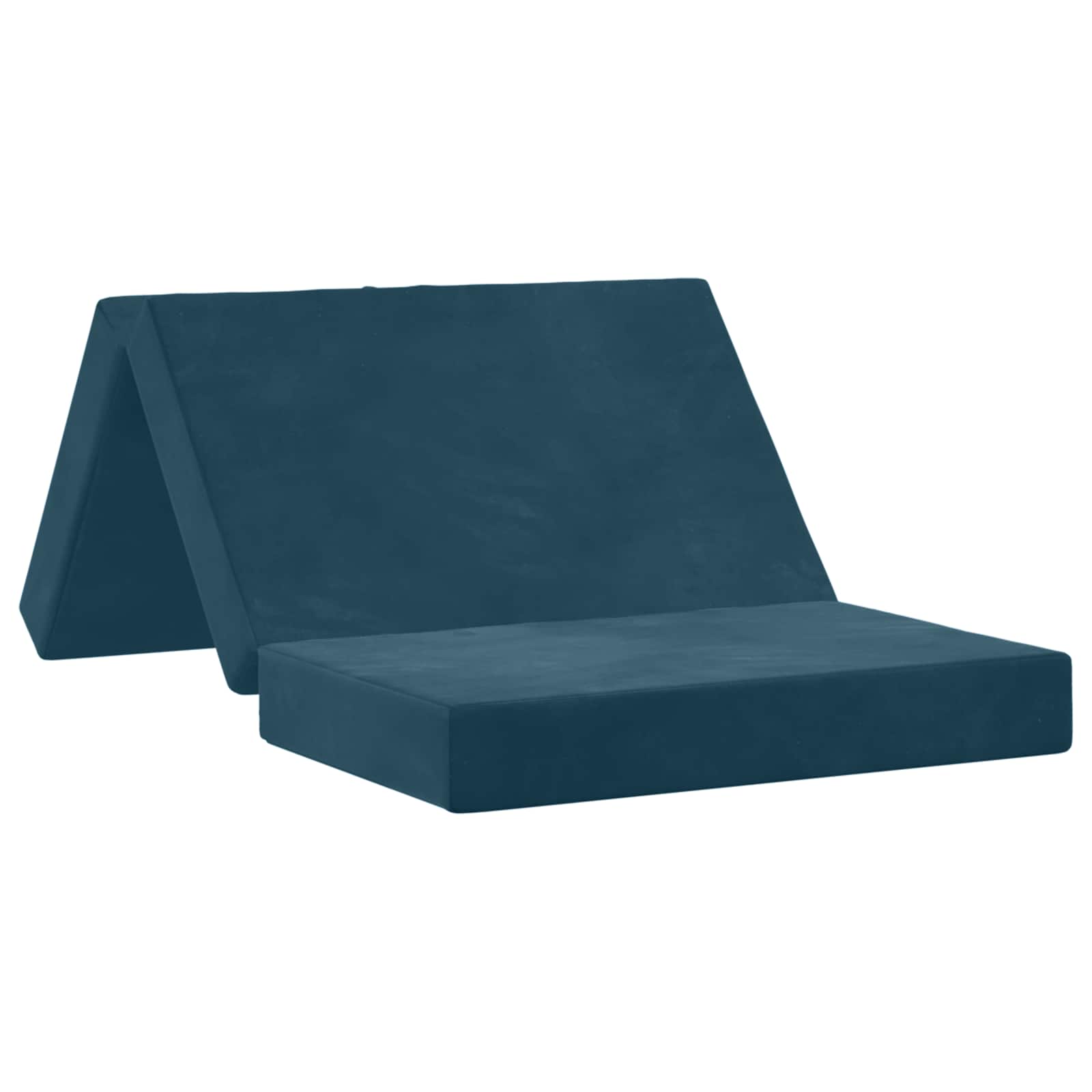 vidaXL Vouwbare Bankbed 75 x 63 x 45 cm Lichtgrijs