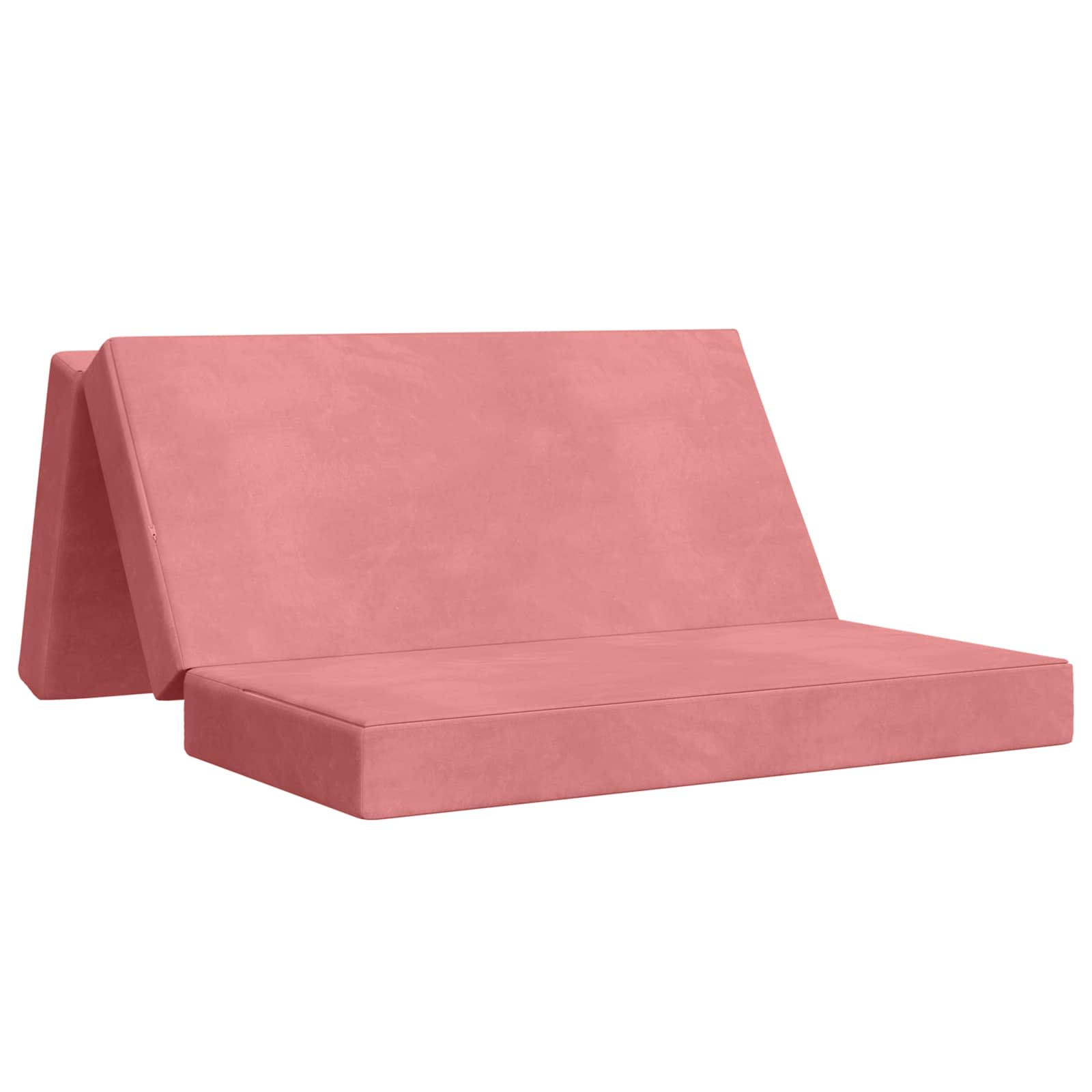 vidaXL Vouwbare Bankbed 75 x 63 x 45 cm Lichtgrijs