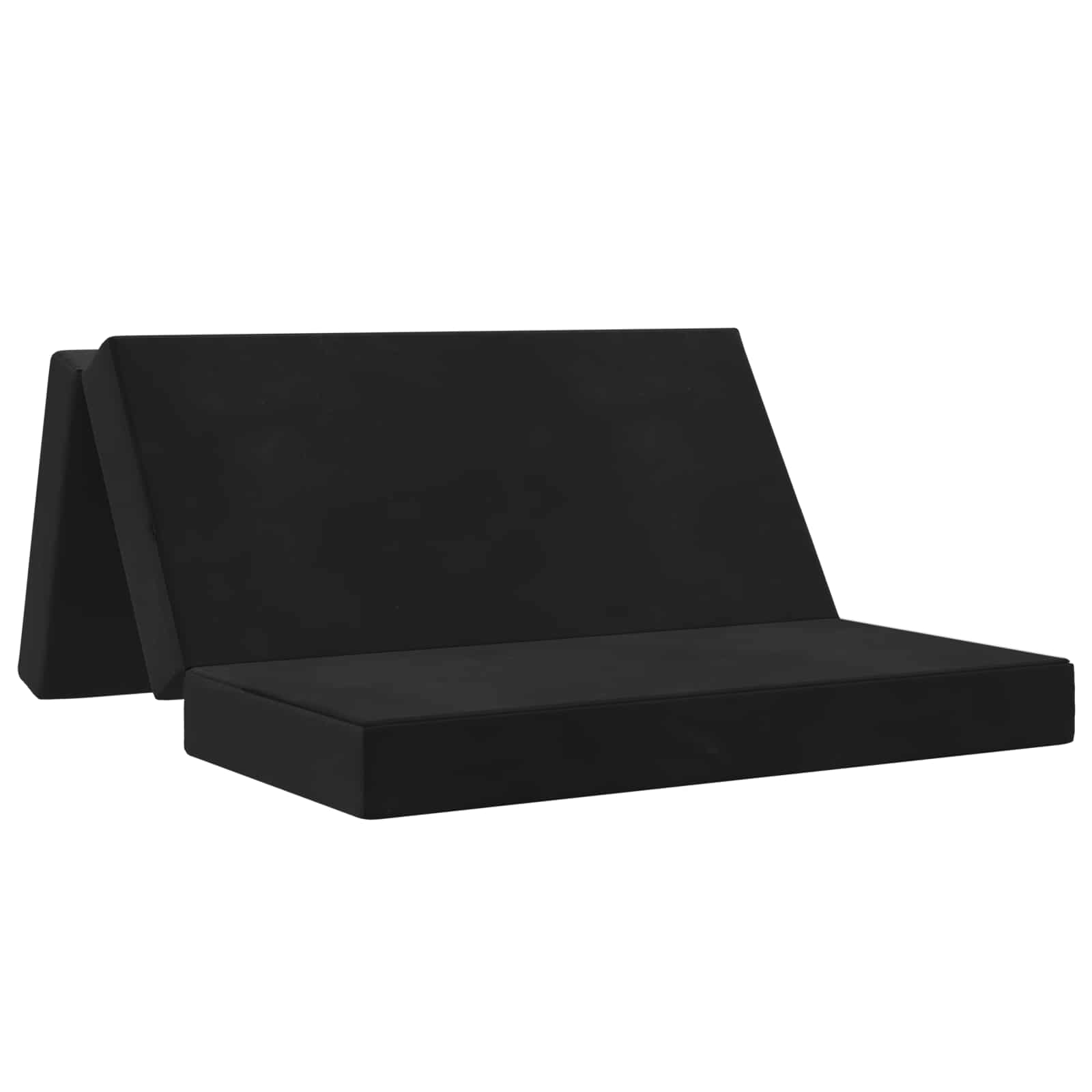 vidaXL Vouwbare Bankbed 75 x 63 x 45 cm Lichtgrijs